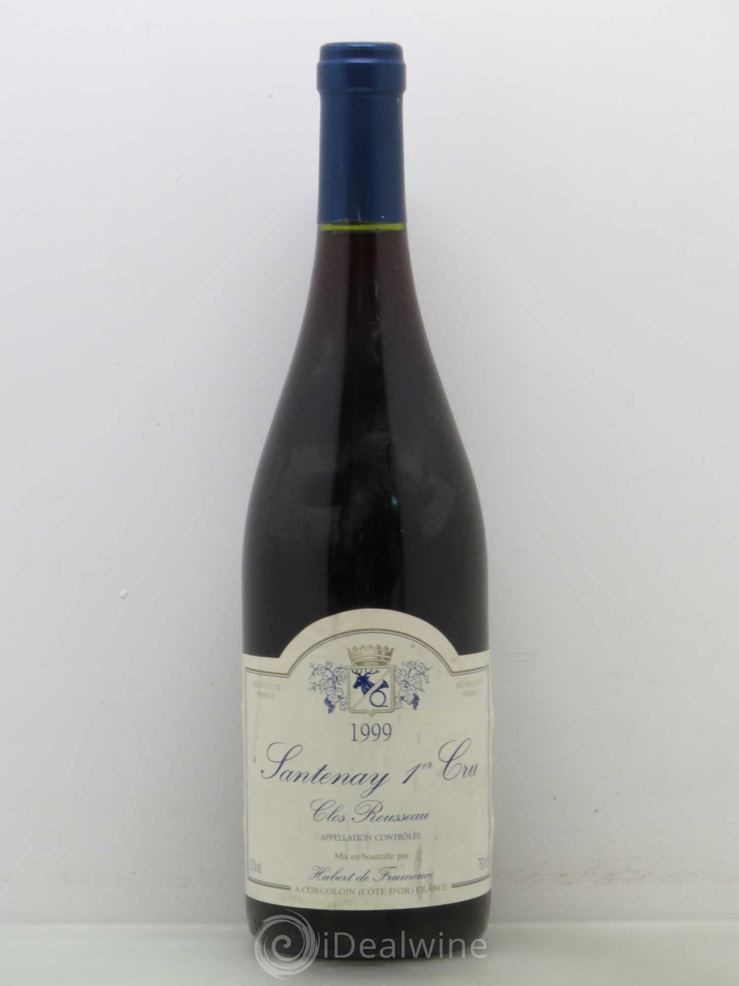 Santenay 1er Cru Clos Rousseau Hubert De Frumence 1999 - Lot de 1 bouteille - 0