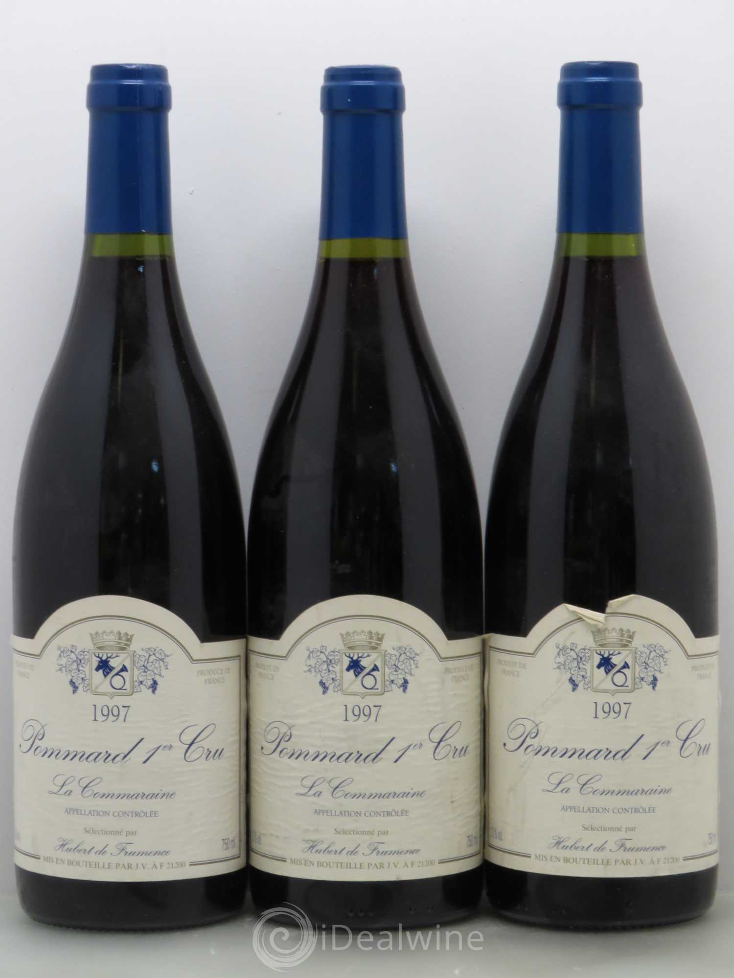 Pommard 1er Cru La Commaraine Hubert De Frumence 1997 - Posten von 3 Flaschen - 0