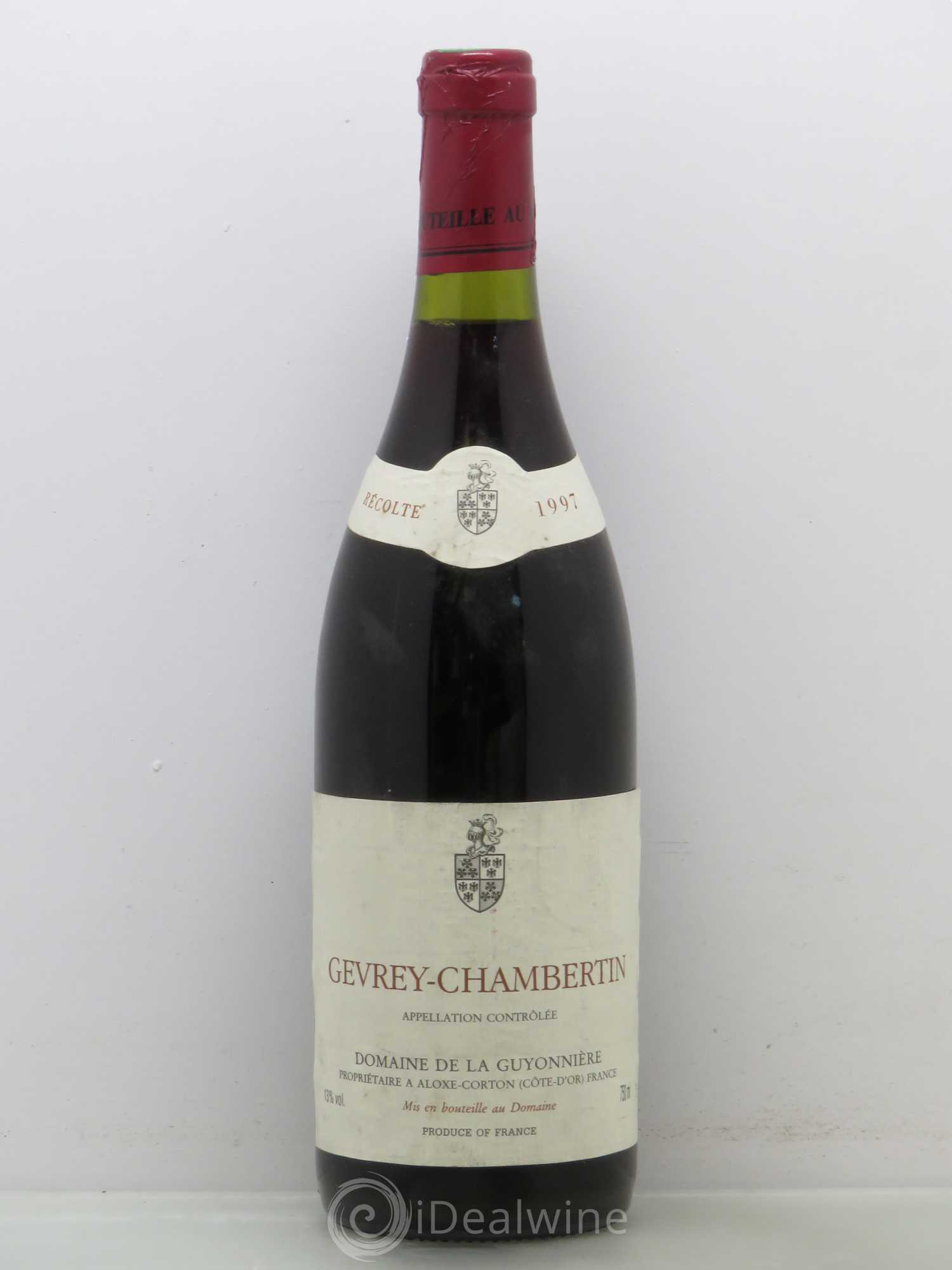 Gevrey-Chambertin Domaine De La Guyonnaire 1997 - Posten von 1 Flasche - 0
