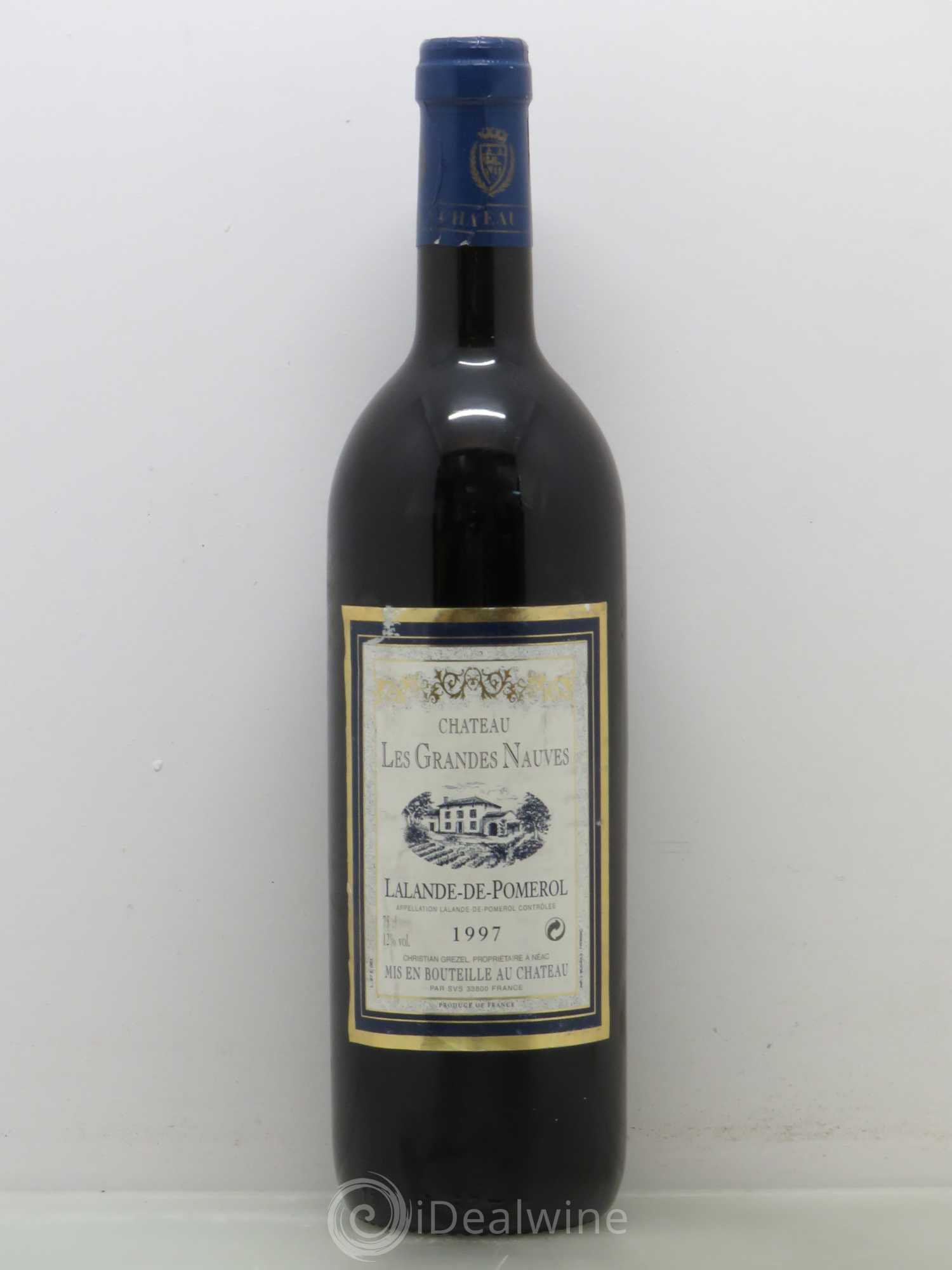 Bordeaux Lalande de Pomerol Château Les Grandes Nauves (sans prix de reserve) 1997 - Posten von 1 Flasche - 0