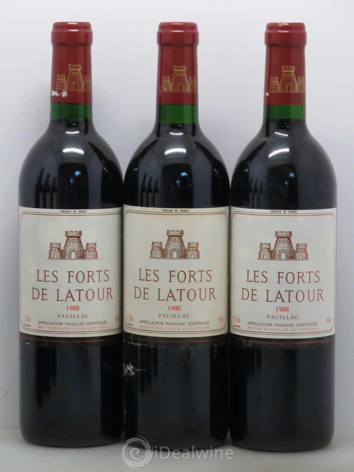 Les Forts de Latour Second Vin 1988 - Lot de 6 bouteilles - 1