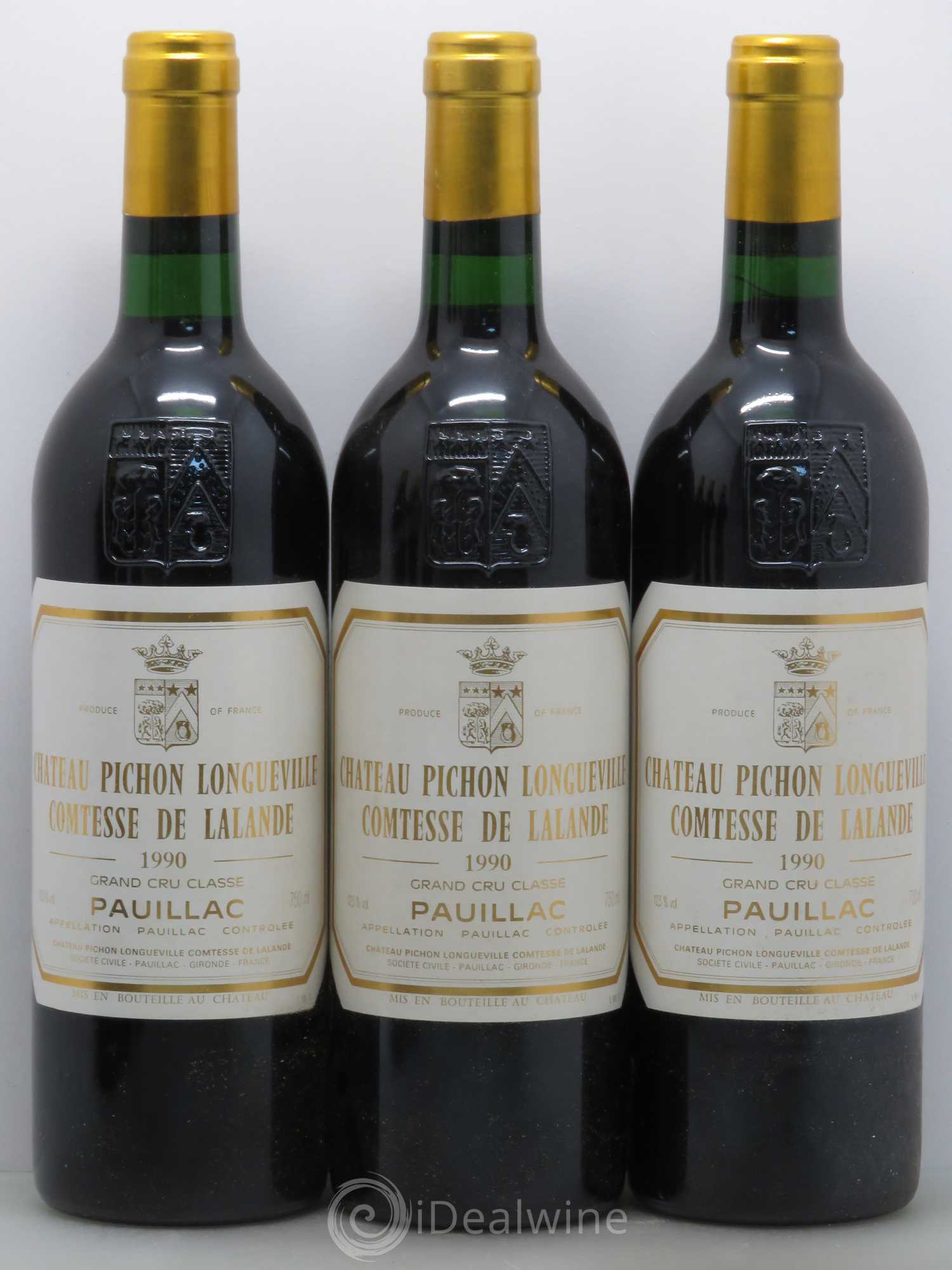 Château Pichon Longueville Comtesse de Lalande 2ème Grand Cru Classé 1990 - Lot de 6 bouteilles - 1