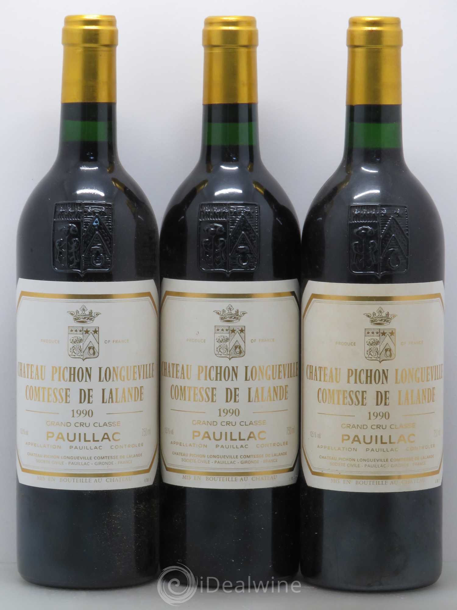 Château Pichon Longueville Comtesse de Lalande 2ème Grand Cru Classé 1990 - Lot de 6 bouteilles - 2