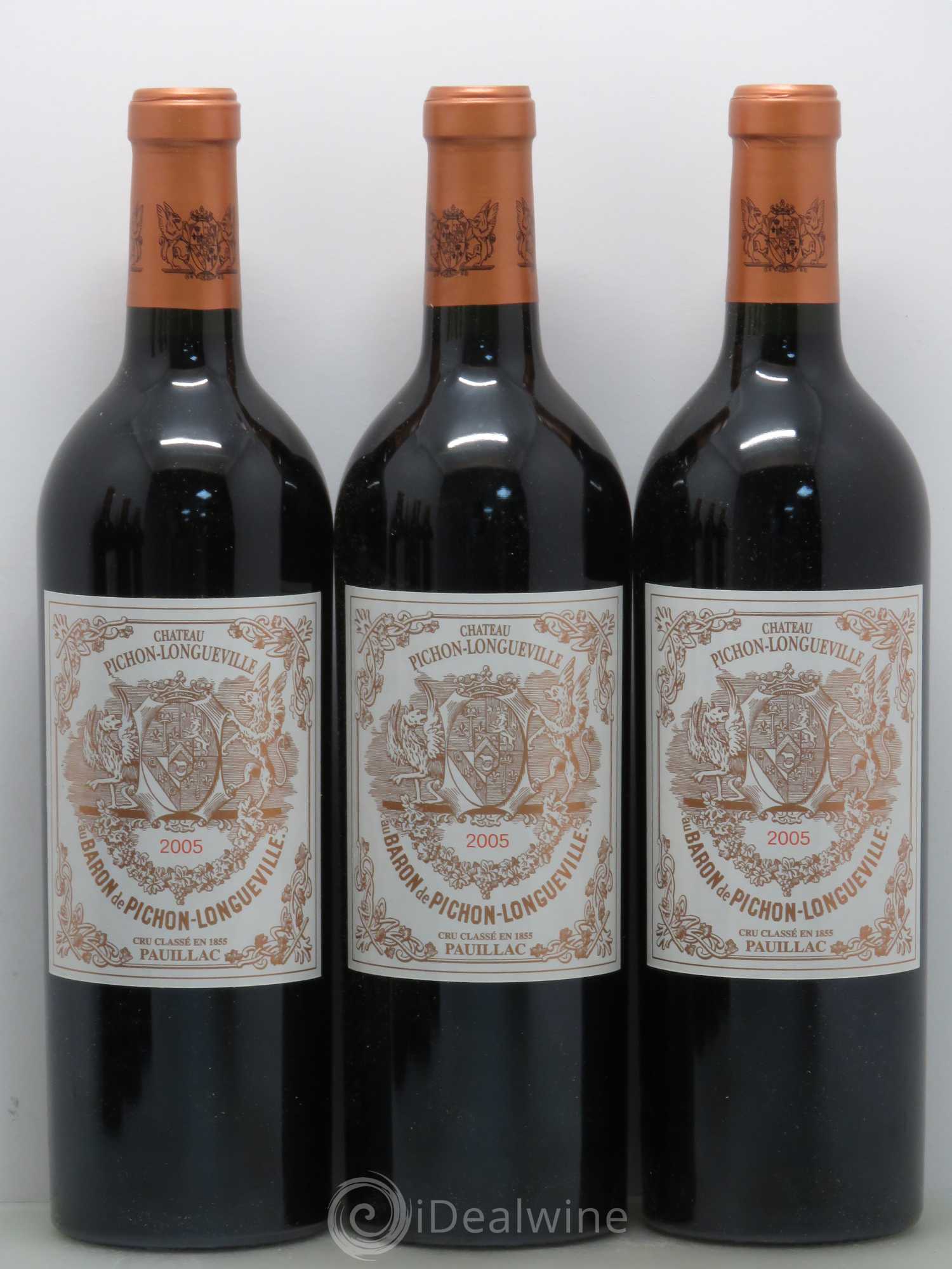 Pichon Longueville Baron 2ème Grand Cru Classé 2005 - Lot de 6 bouteilles - 1