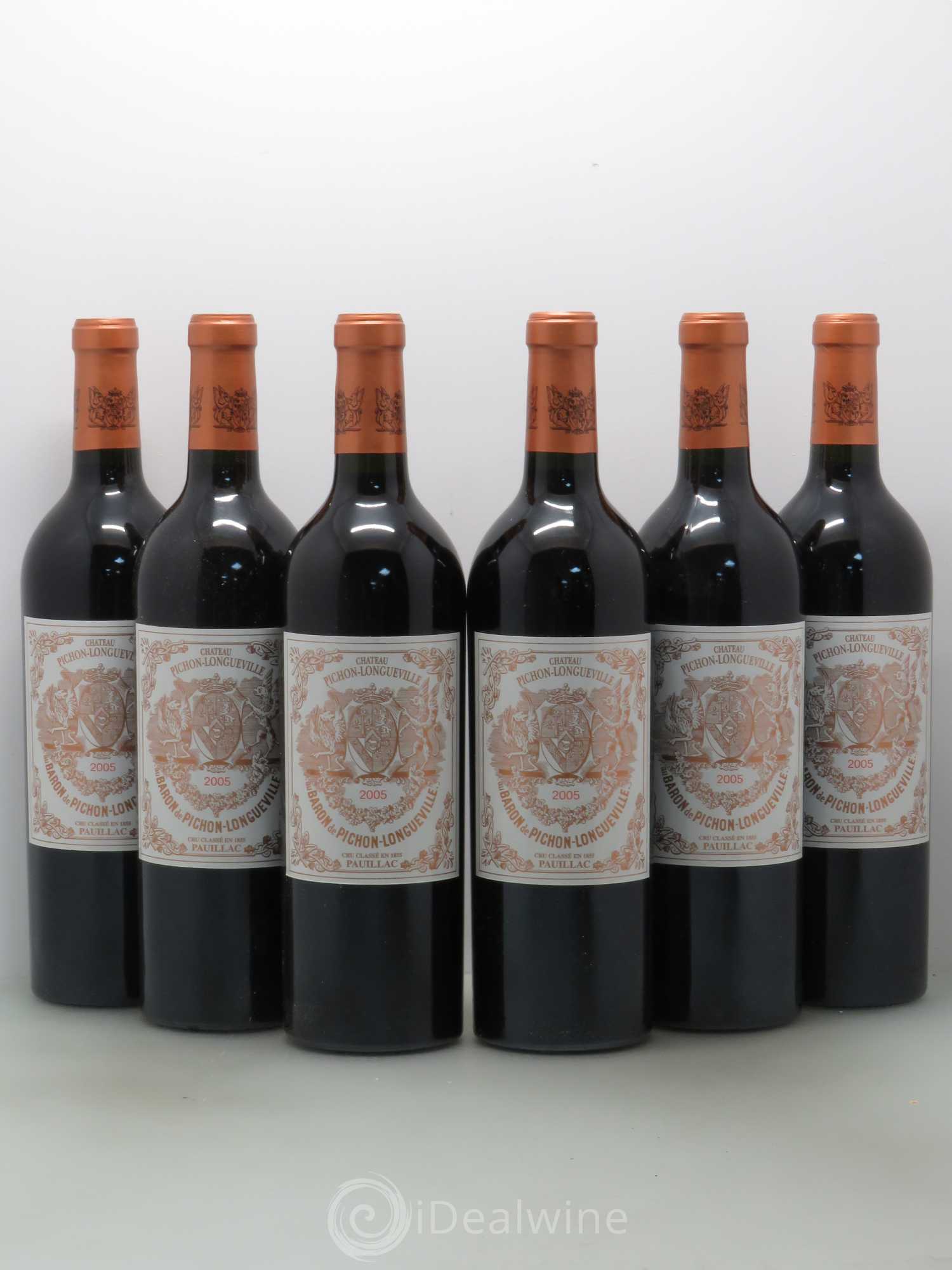 Pichon Longueville Baron 2ème Grand Cru Classé 2005 - Lot de 6 bouteilles - 0