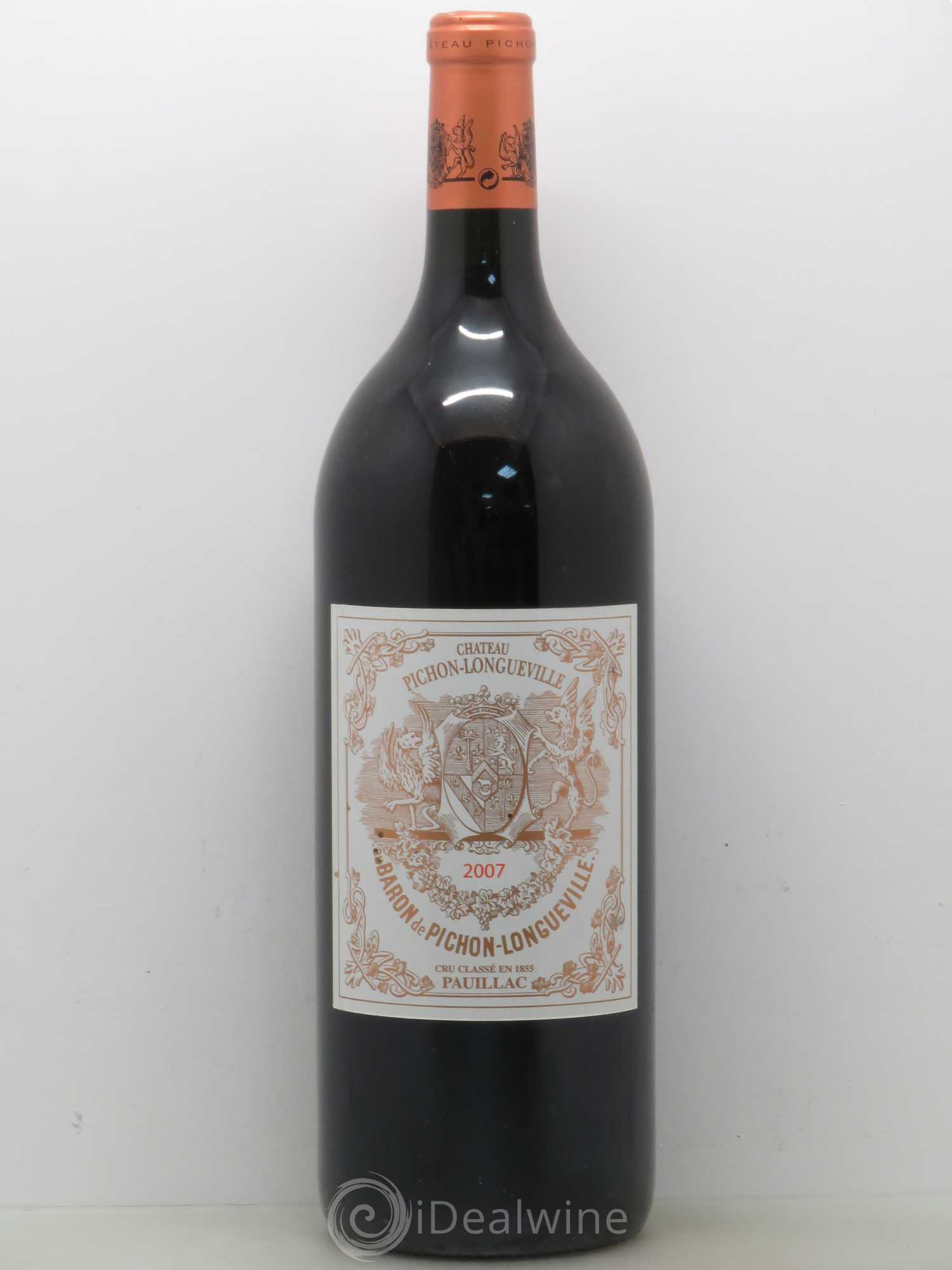 Pichon Longueville Baron 2ème Grand Cru Classé 2007 - Lot de 1 magnum - 0