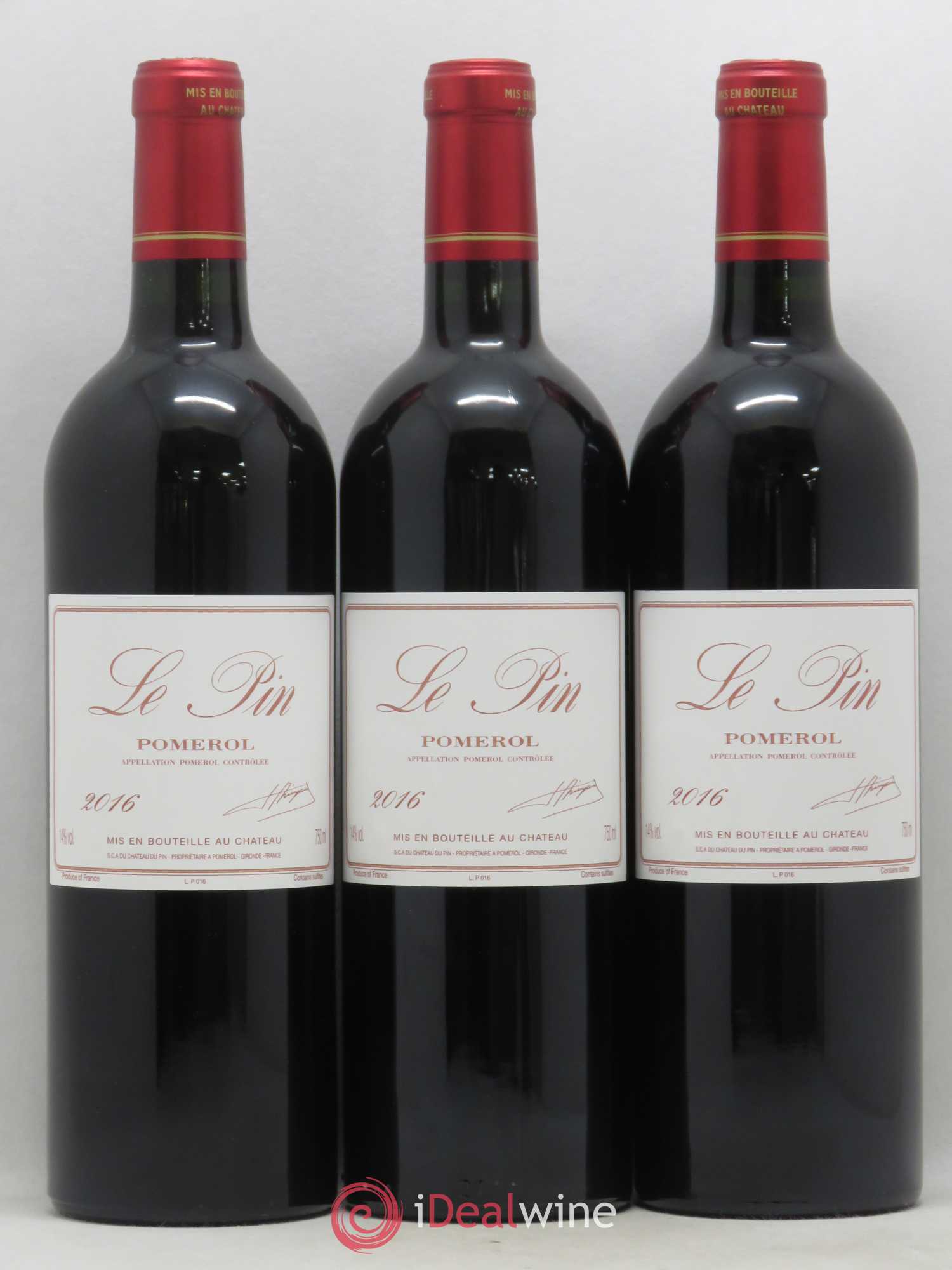 Château Le Pin 2016 - Lot of 3 bottles - 0