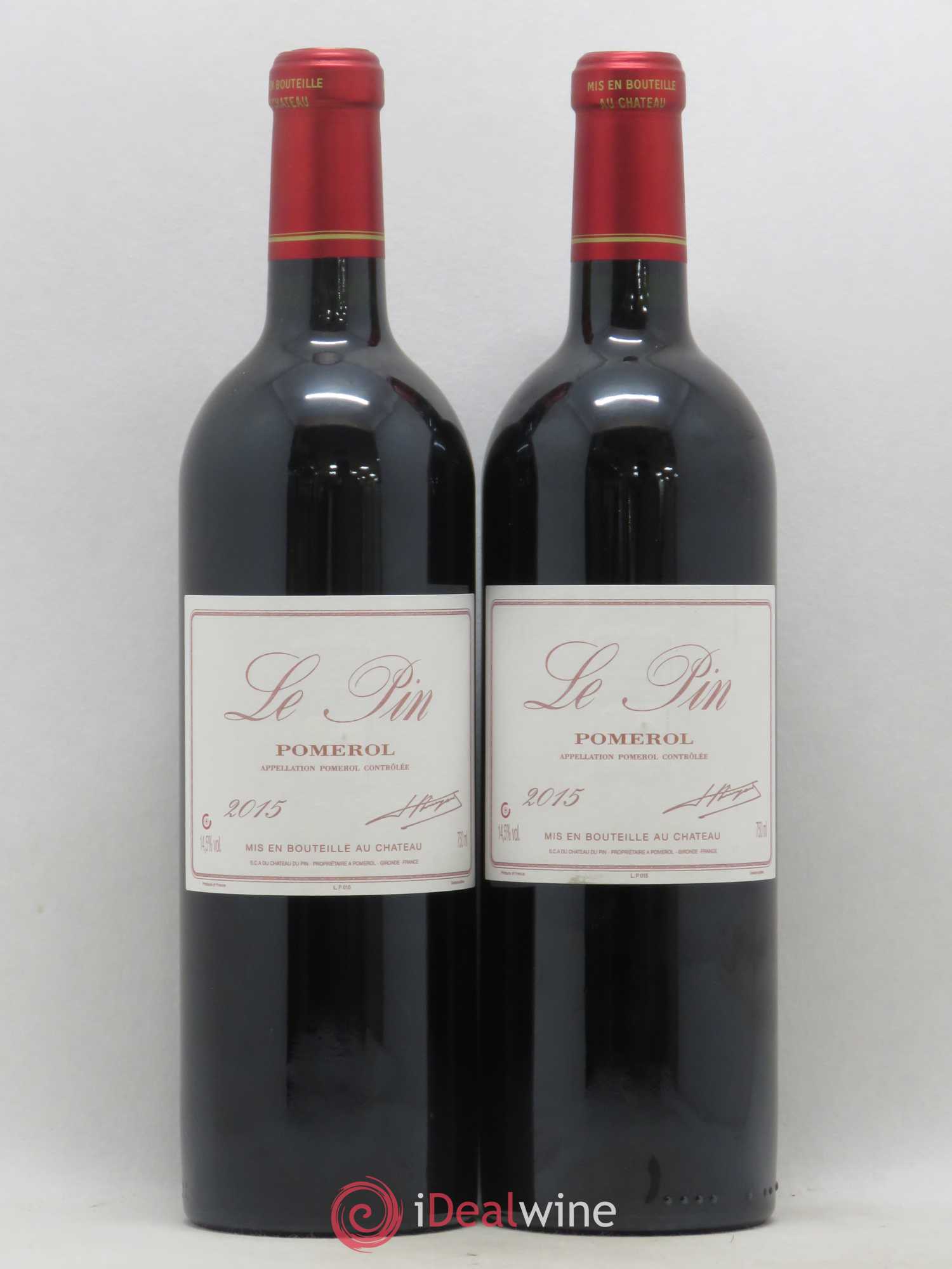 Château Le Pin 2015 - Posten von 2 Flaschen - 0