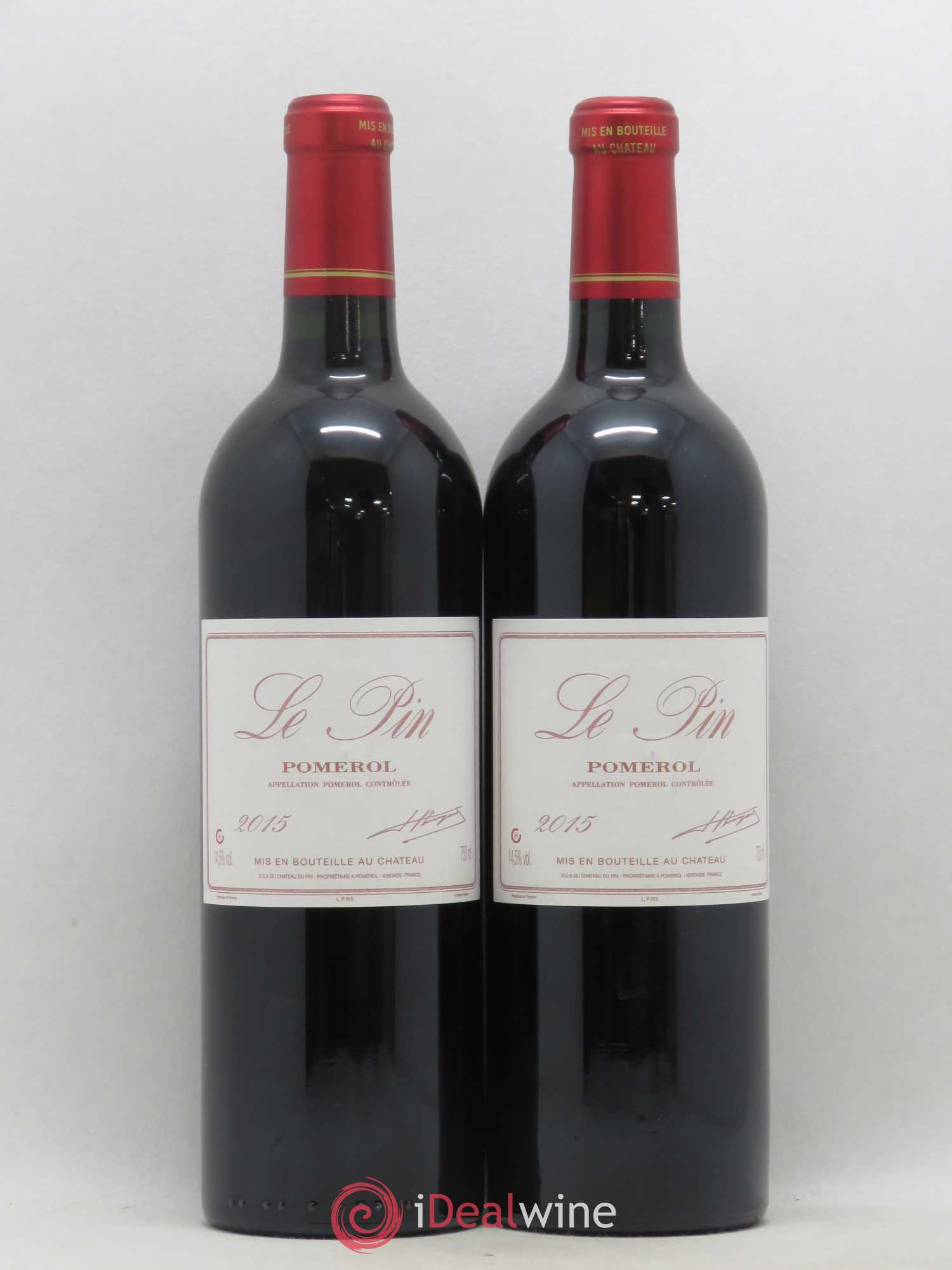 Château Le Pin 2015 - Posten von 2 Flaschen - 0