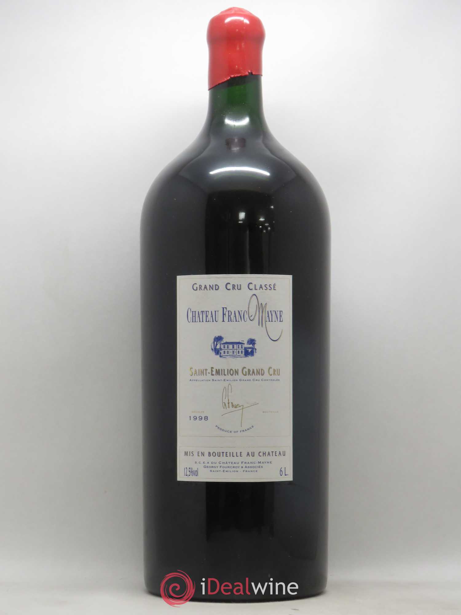 Château Franc Mayne Grand Cru Classé 1998 - Lot de 1 impériale - 0