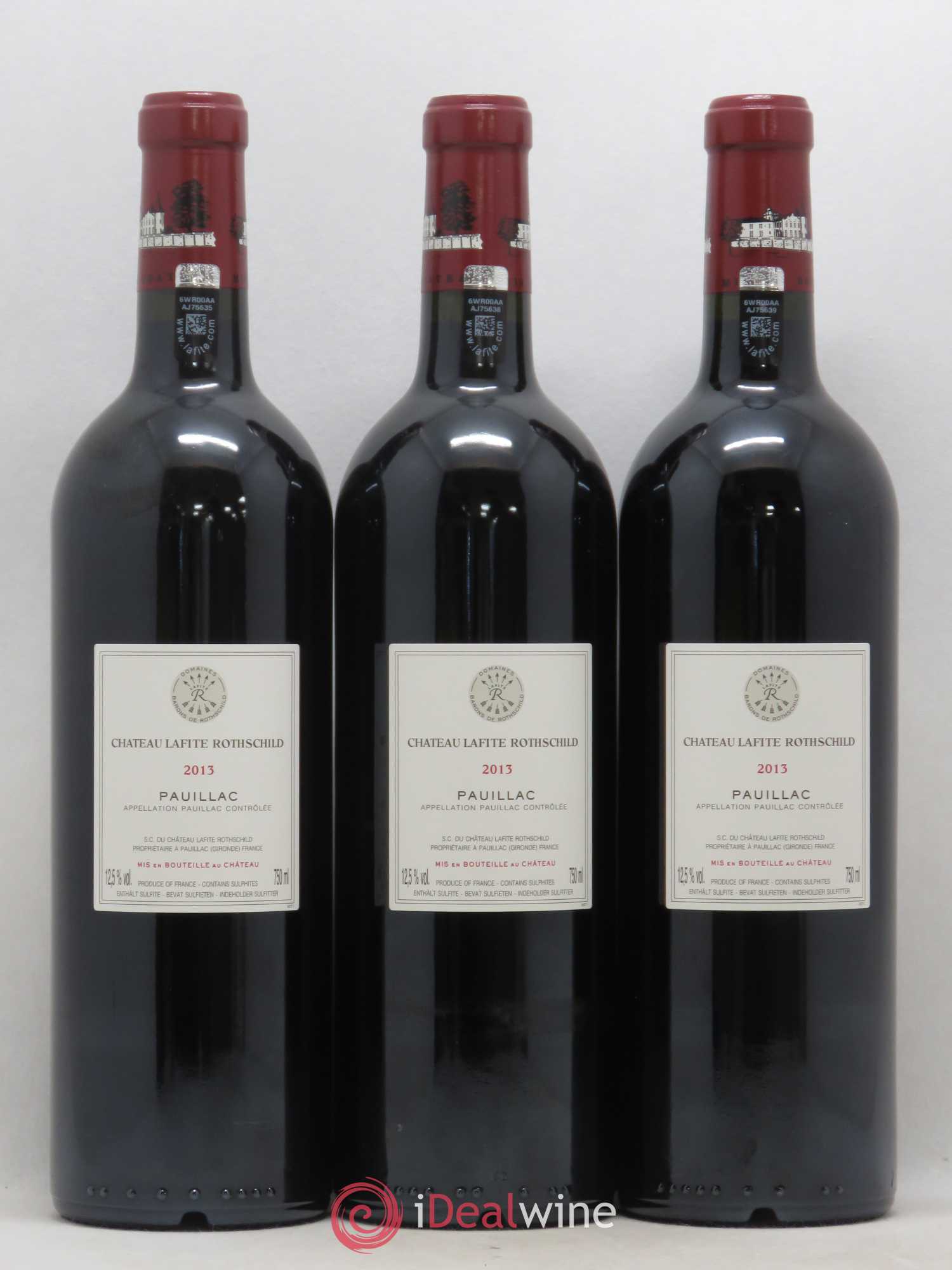 Château Lafite Rothschild 1er Grand Cru Classé 2013 - Lot de 12 bouteilles - 8