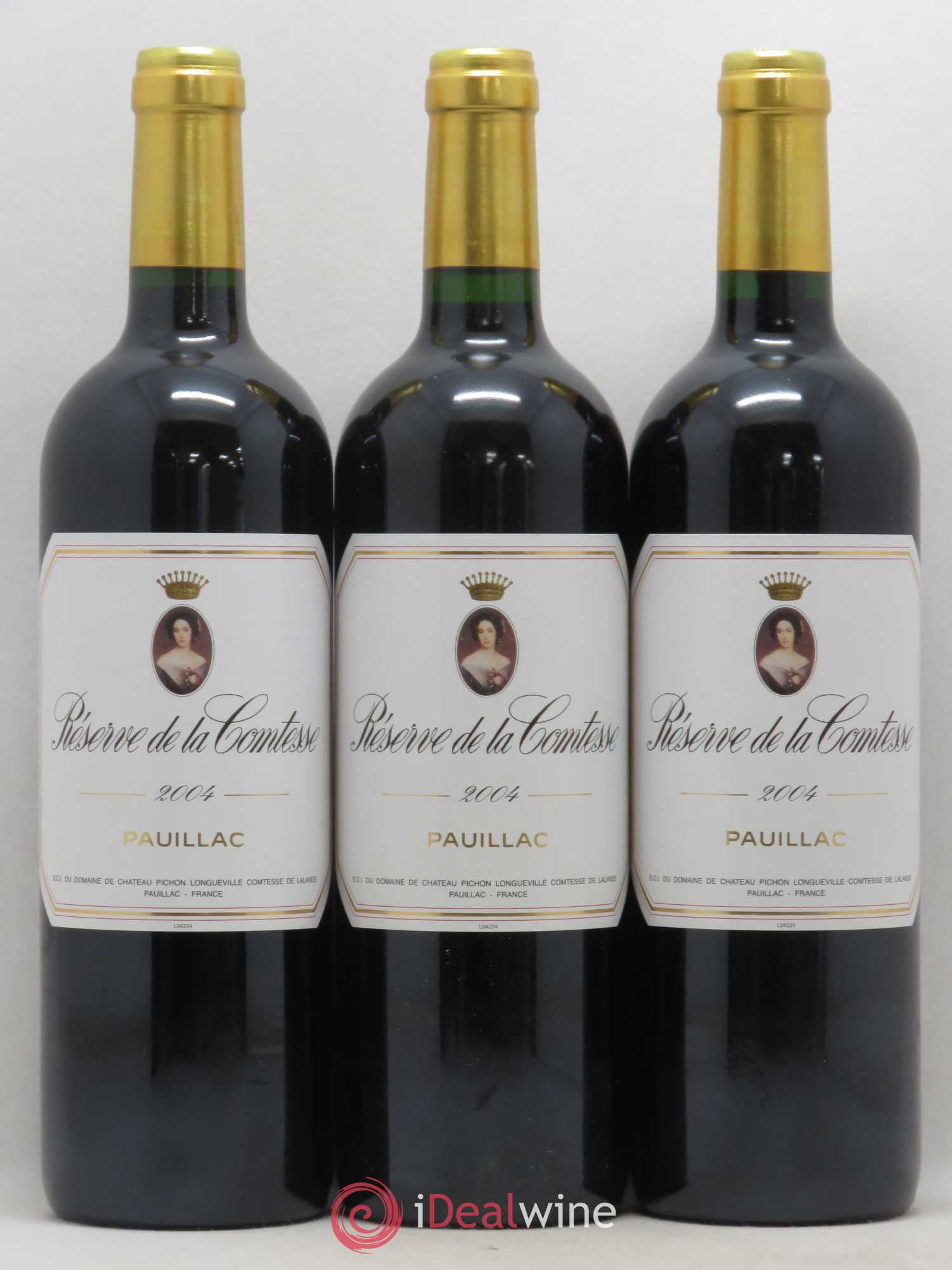 Réserve de la Comtesse Second Vin 2004 - Lot de 12 bouteilles - 1