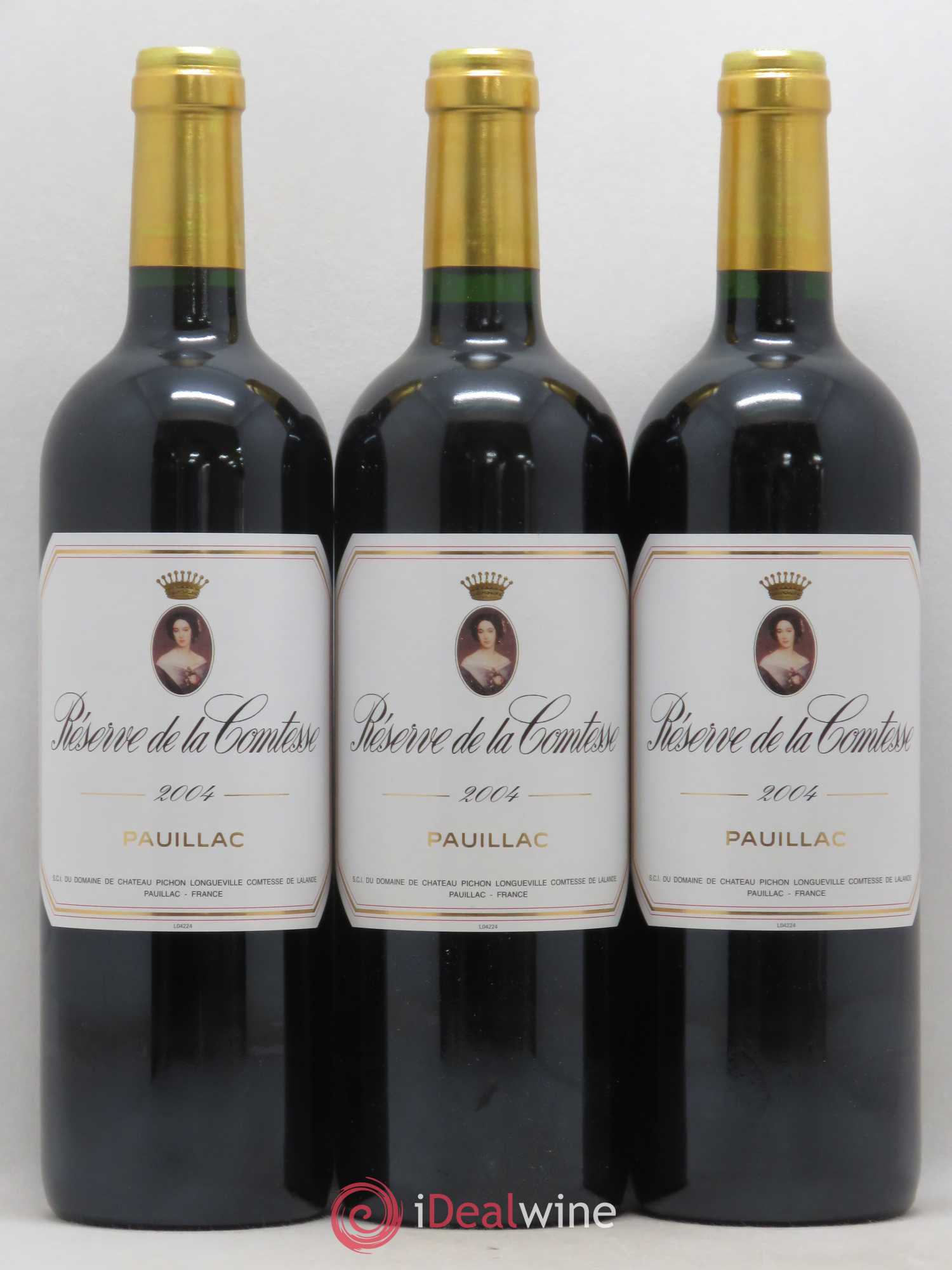 Réserve de la Comtesse Second Vin 2004 - Lot de 12 bouteilles - 2