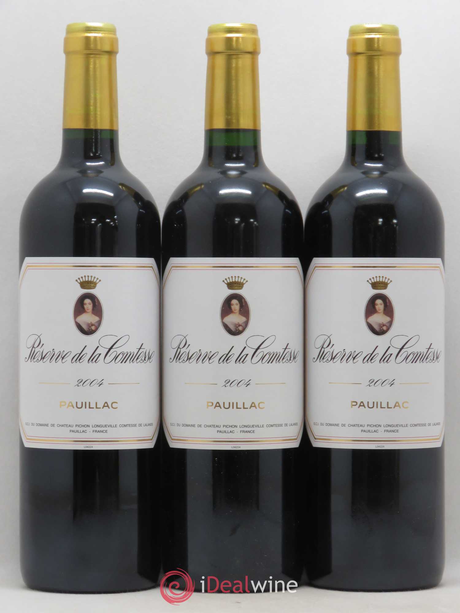 Réserve de la Comtesse Second Vin 2004 - Lot de 12 bouteilles - 4
