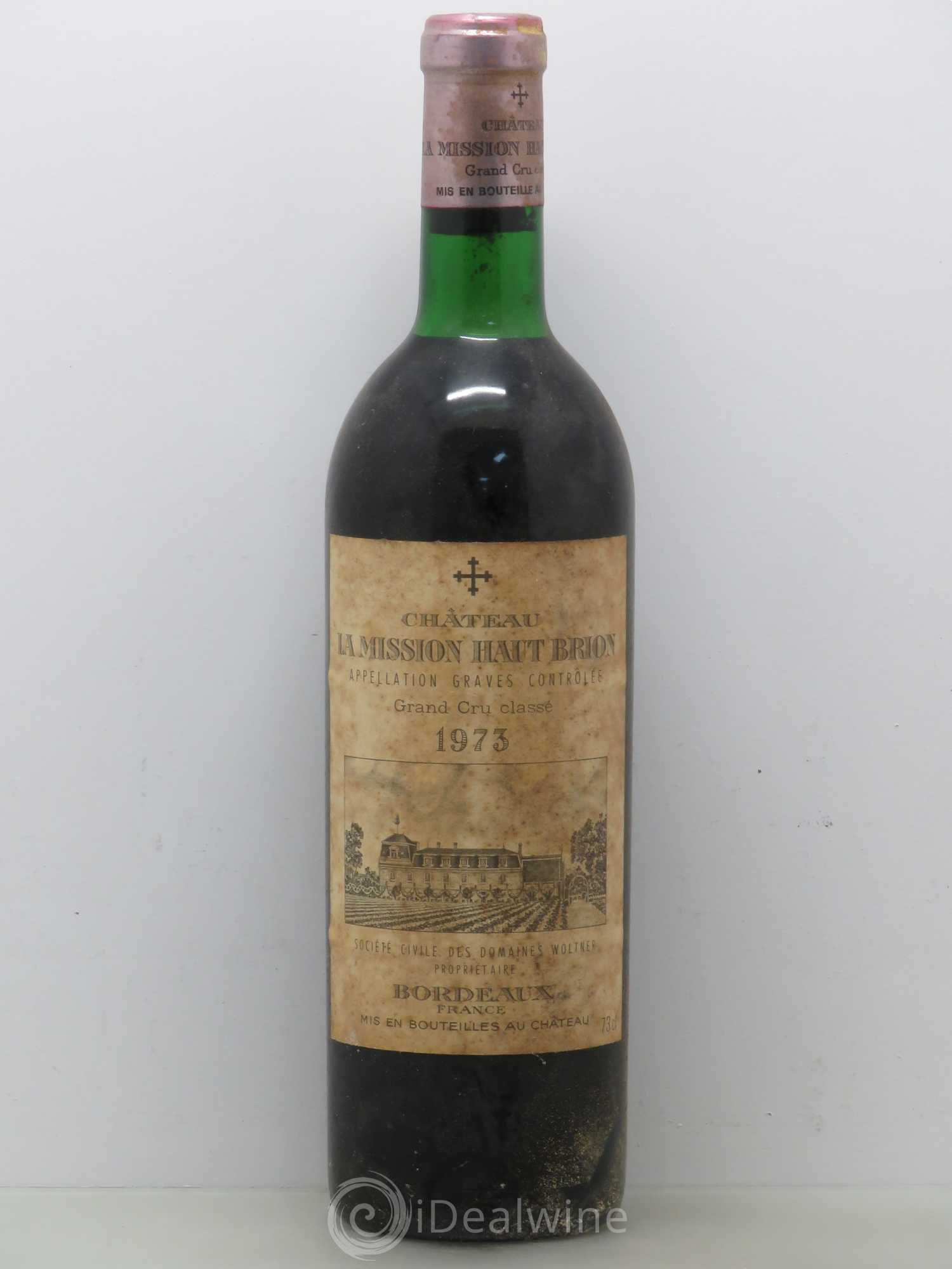 Château la Mission Haut-Brion Cru Classé de Graves 1973 - Lot de 1 bouteille - 0