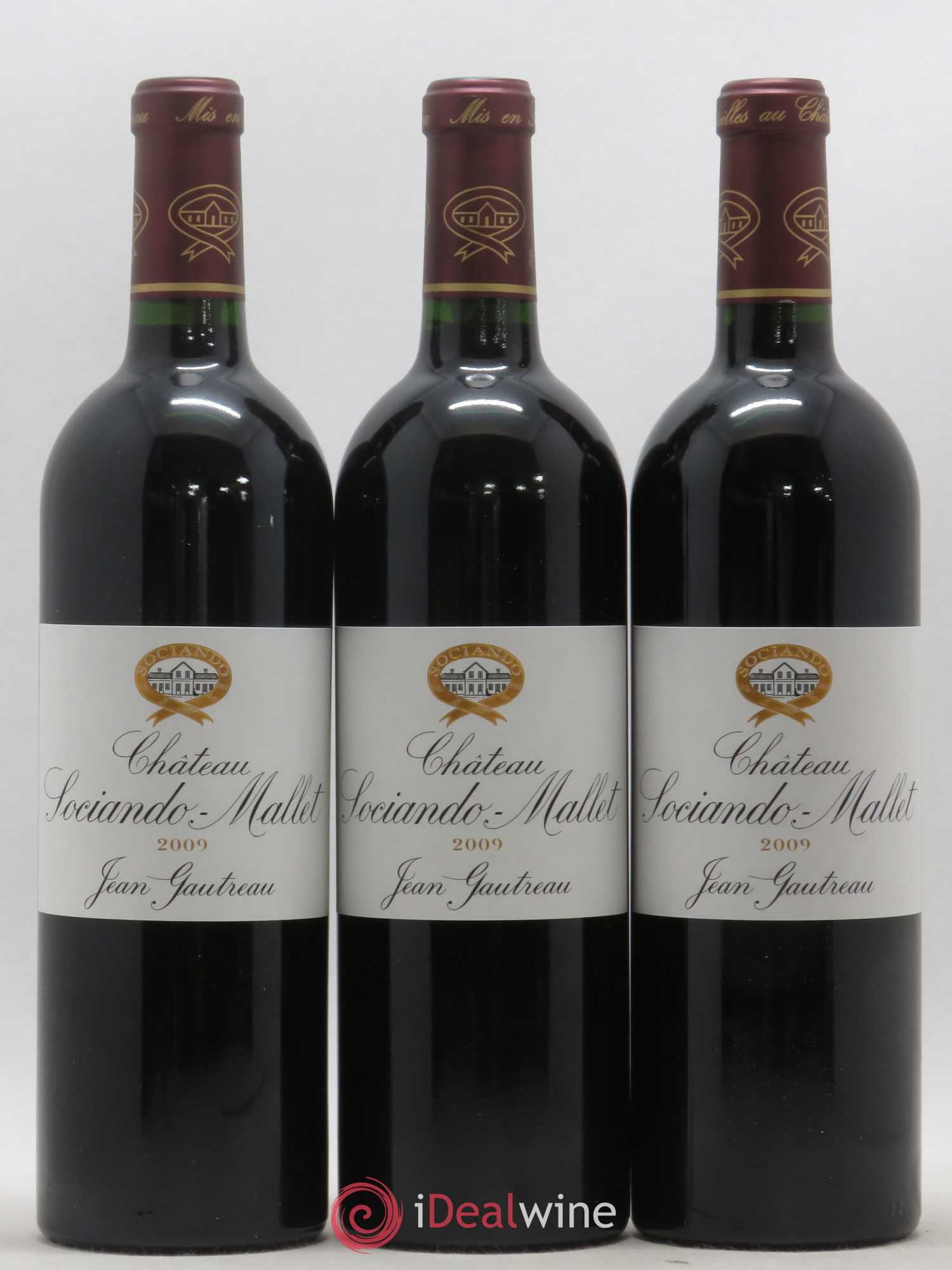 Château Sociando Mallet 2009 - Lot de 12 bouteilles - 1