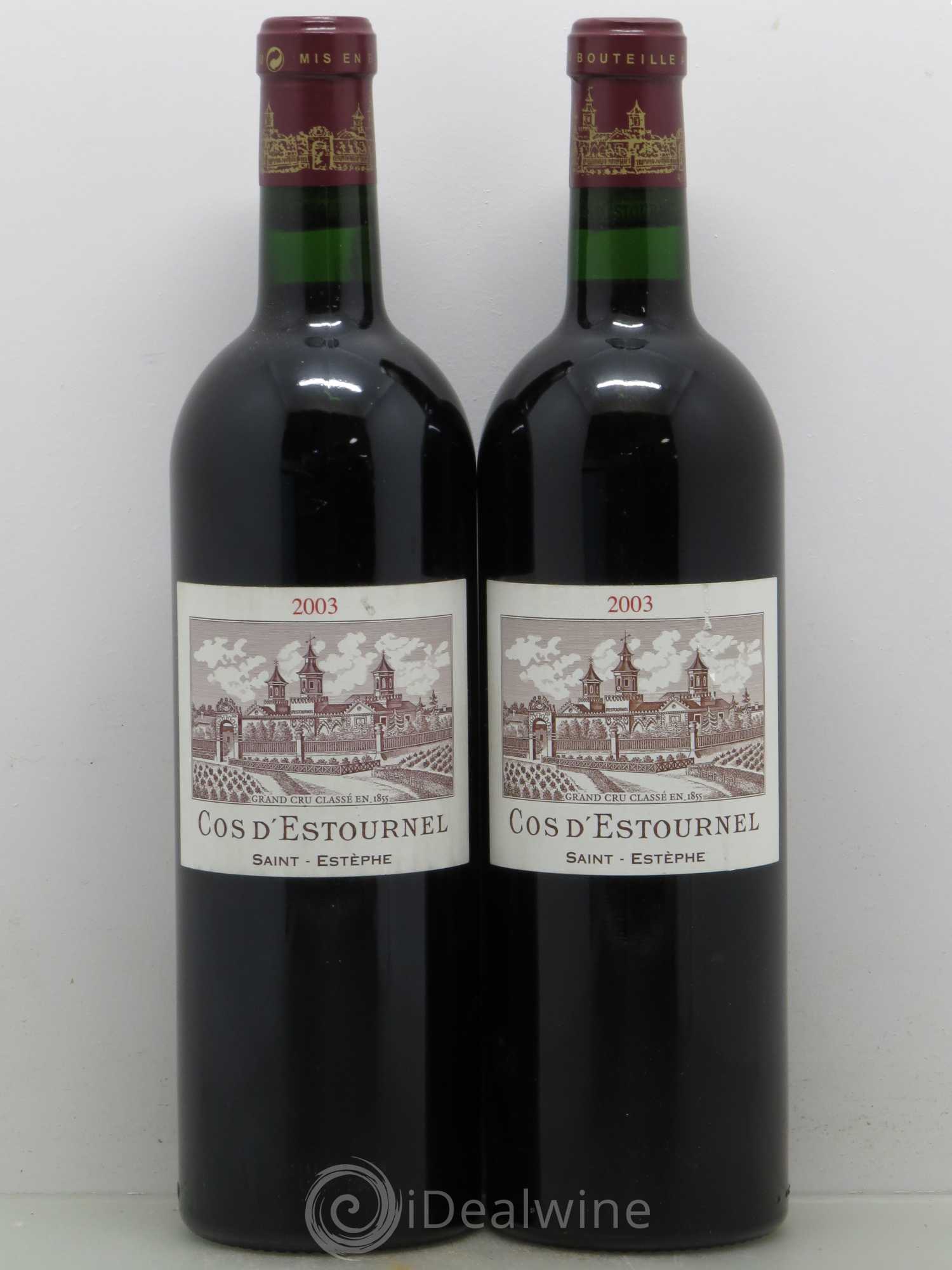 Cos d'Estournel 2ème Grand Cru Classé 2003 - Lot de 2 bouteilles - 0