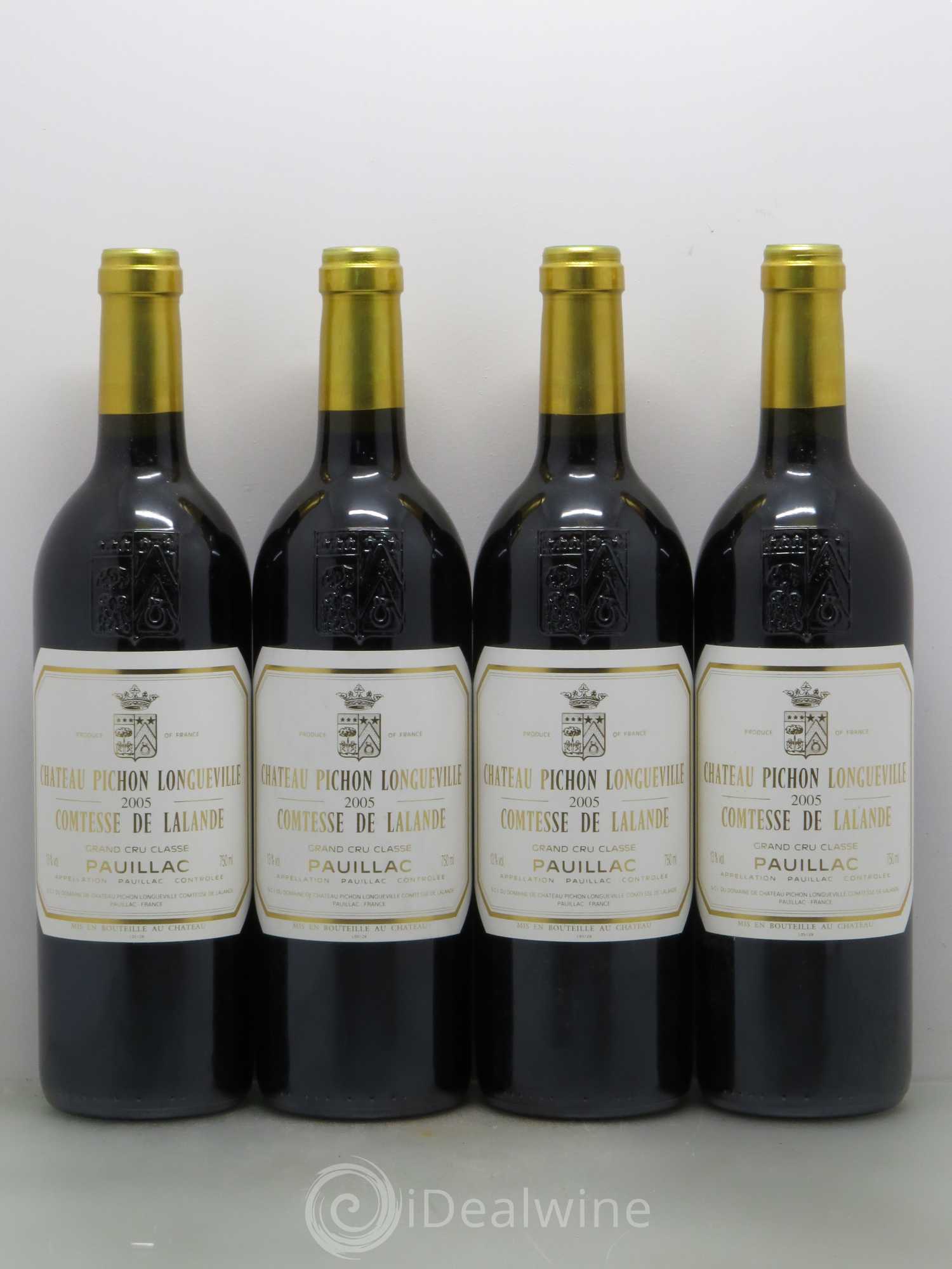 Château Pichon Longueville Comtesse de Lalande 2ème Grand Cru Classé 2005 - Lot de 4 bouteilles - 0