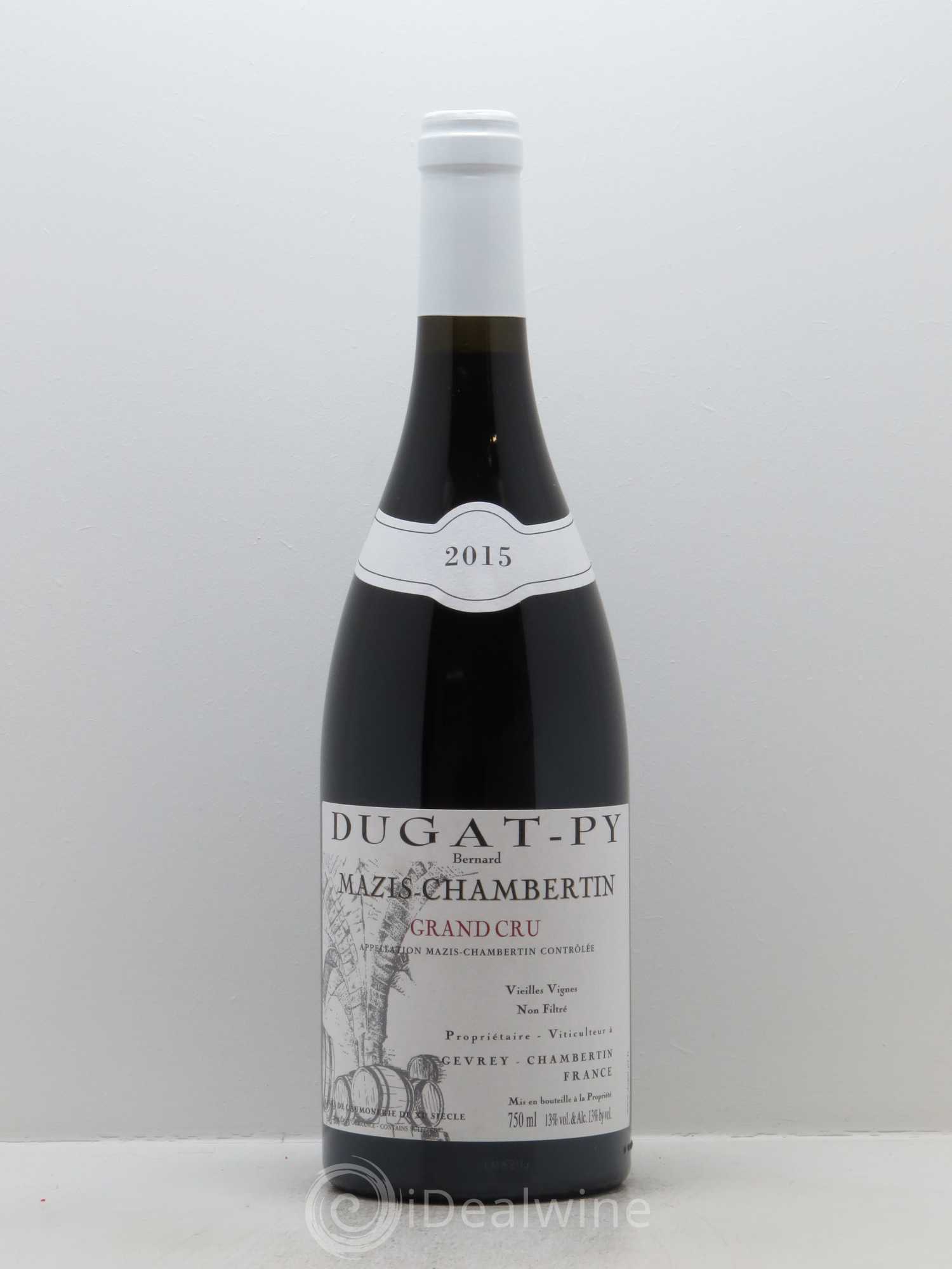 Mazis-Chambertin Grand Cru Vieilles Vignes Dugat-Py 2015 - Lot de 1 bouteille - 0
