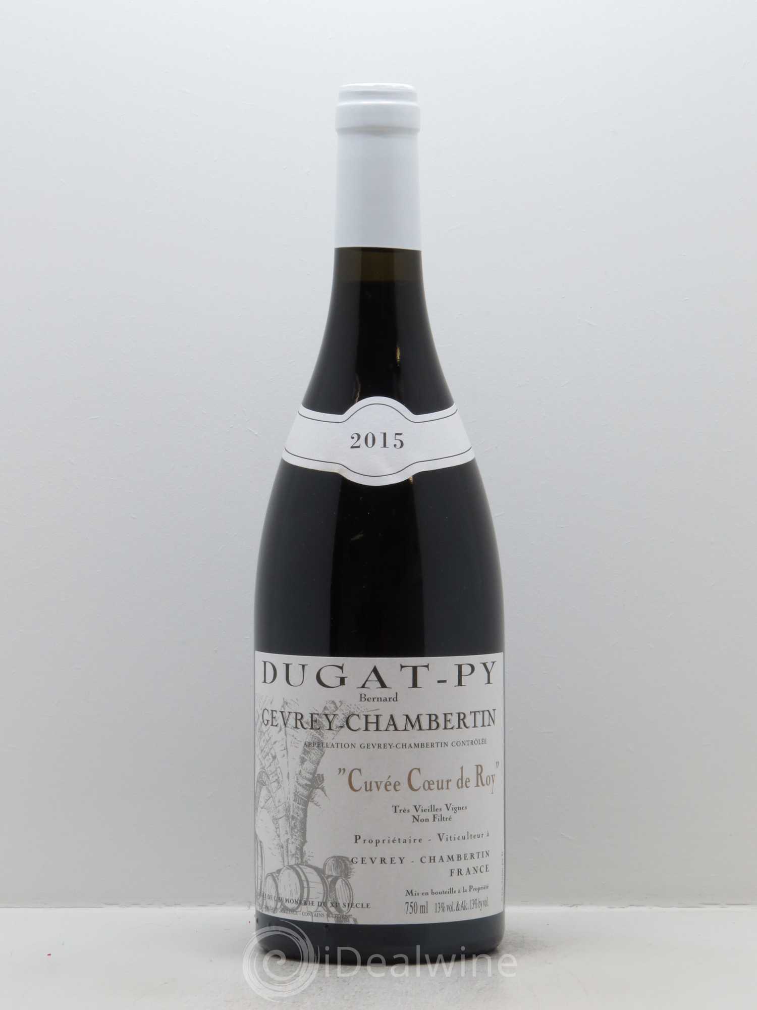Gevrey-Chambertin Coeur de Roy Très Vieilles Vignes Dugat-Py 2015 - Lot de 1 bouteille - 0