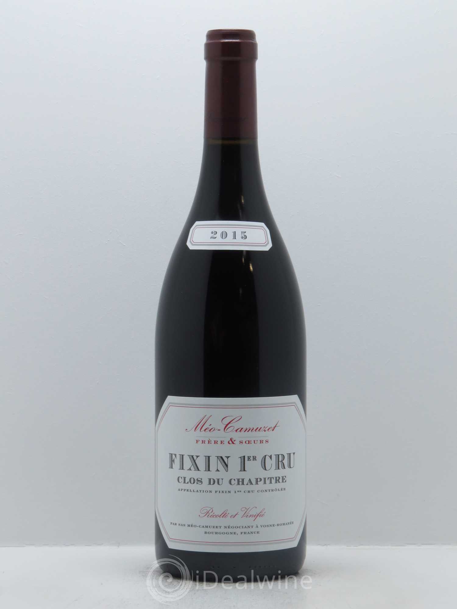 Fixin 1er Cru Clos du Chapitre Méo-Camuzet (Frère & Soeurs) 2015 - Lot de 1 bouteille - 0
