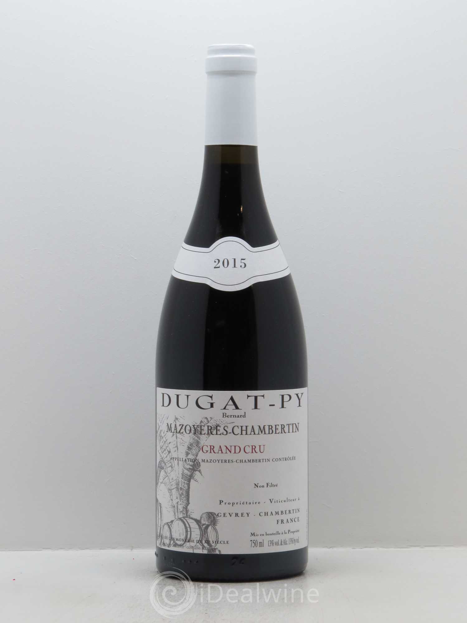 Mazoyères-Chambertin Grand Cru Dugat-Py 2015 - Lot de 1 bouteille - 0