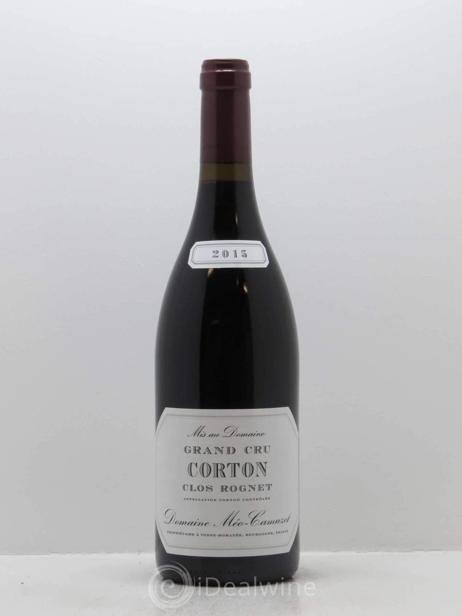 Corton Grand Cru Clos Rognet Méo-Camuzet (Domaine) 2015 - Lot de 1 bouteille - 0