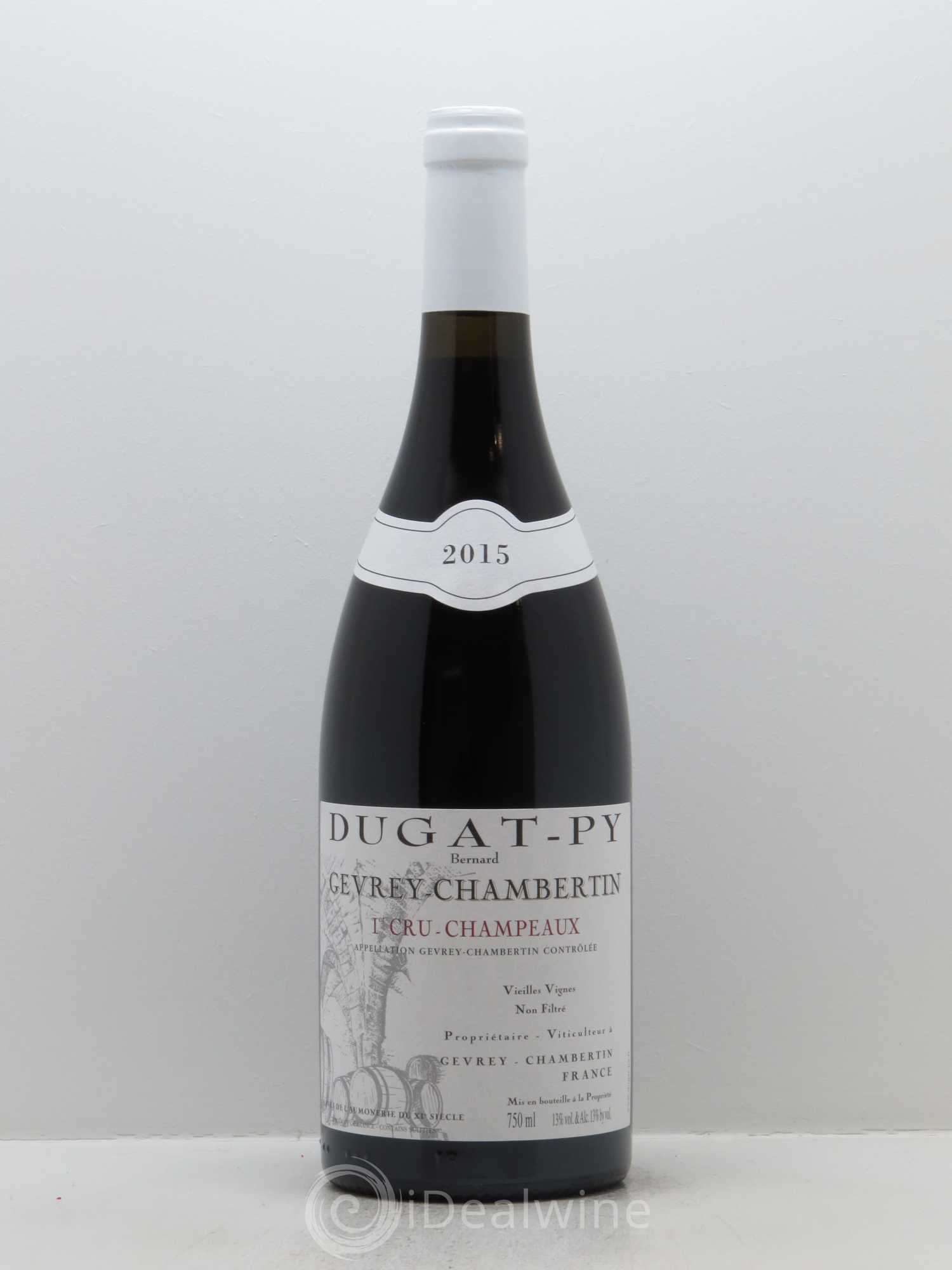 Gevrey-Chambertin 1er Cru Champeaux Dugat-Py 2015 - Lot de 1 bouteille - 0