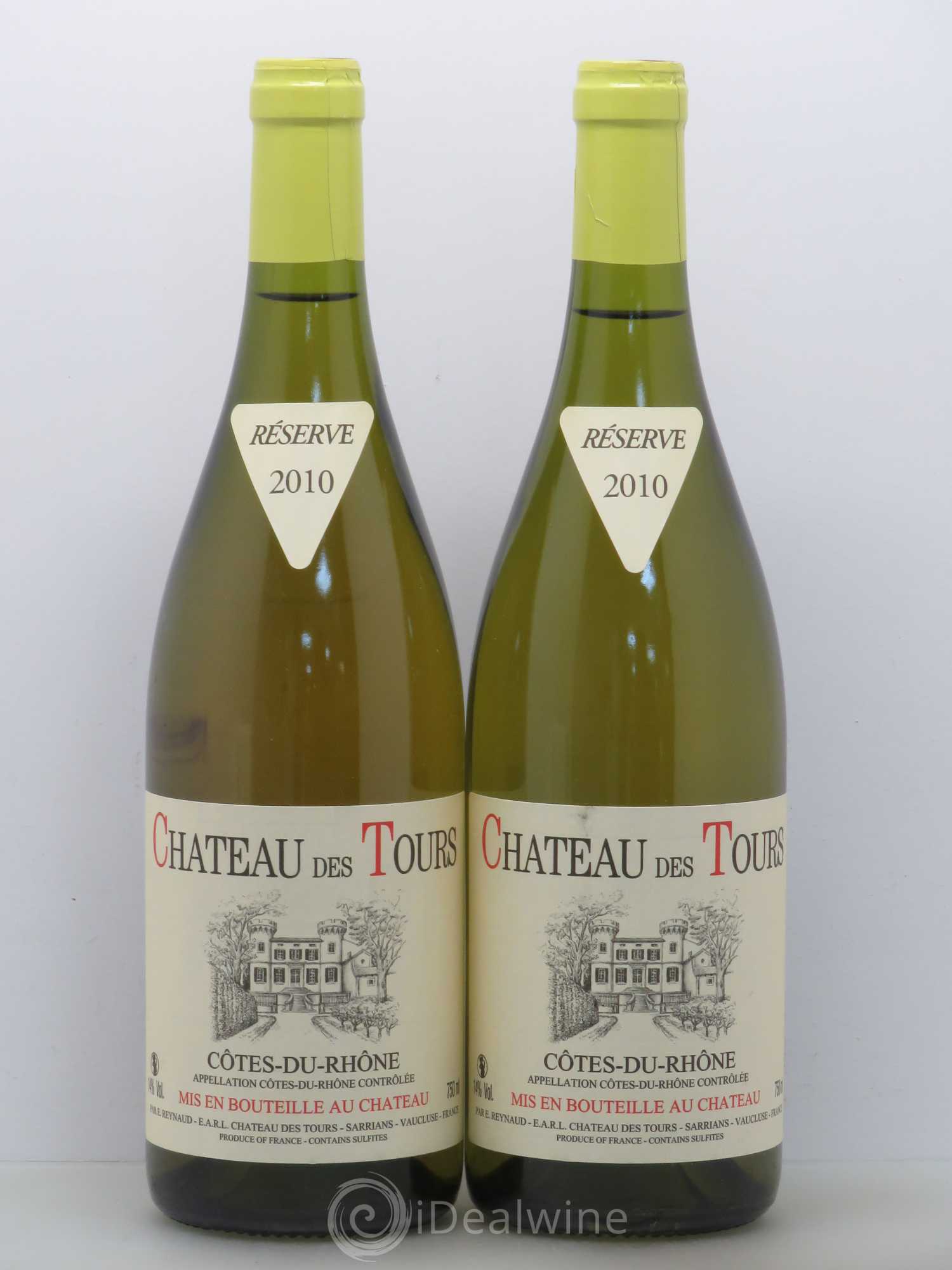 Côtes-du-Rhône Château des Tours Emmanuel Reynaud 2010 - Lot de 2 bouteilles - 0