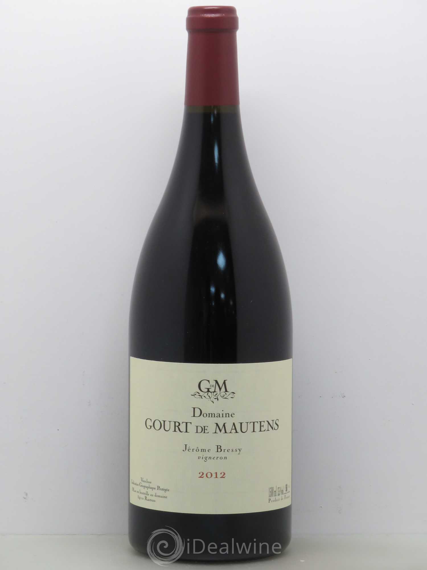 Rasteau Domaine Gourt de Mautens - Jérôme Bressy 2012 - Lot de 1 magnum - 0