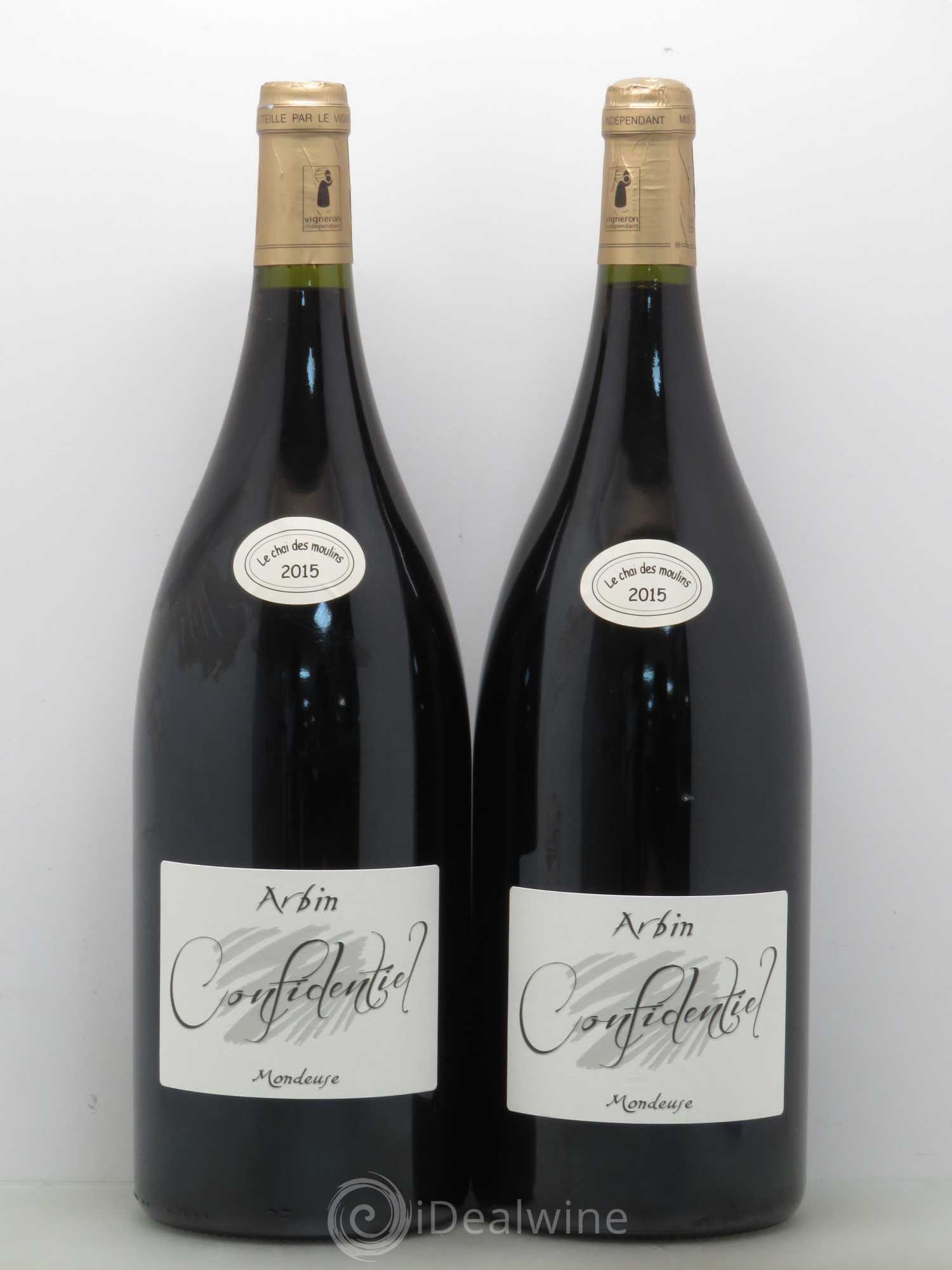 Vin de Savoie Mondeuse Arbin Les fils de Charles Trosset Confidentiel 2015 - Posten von 2 Magnum - 0