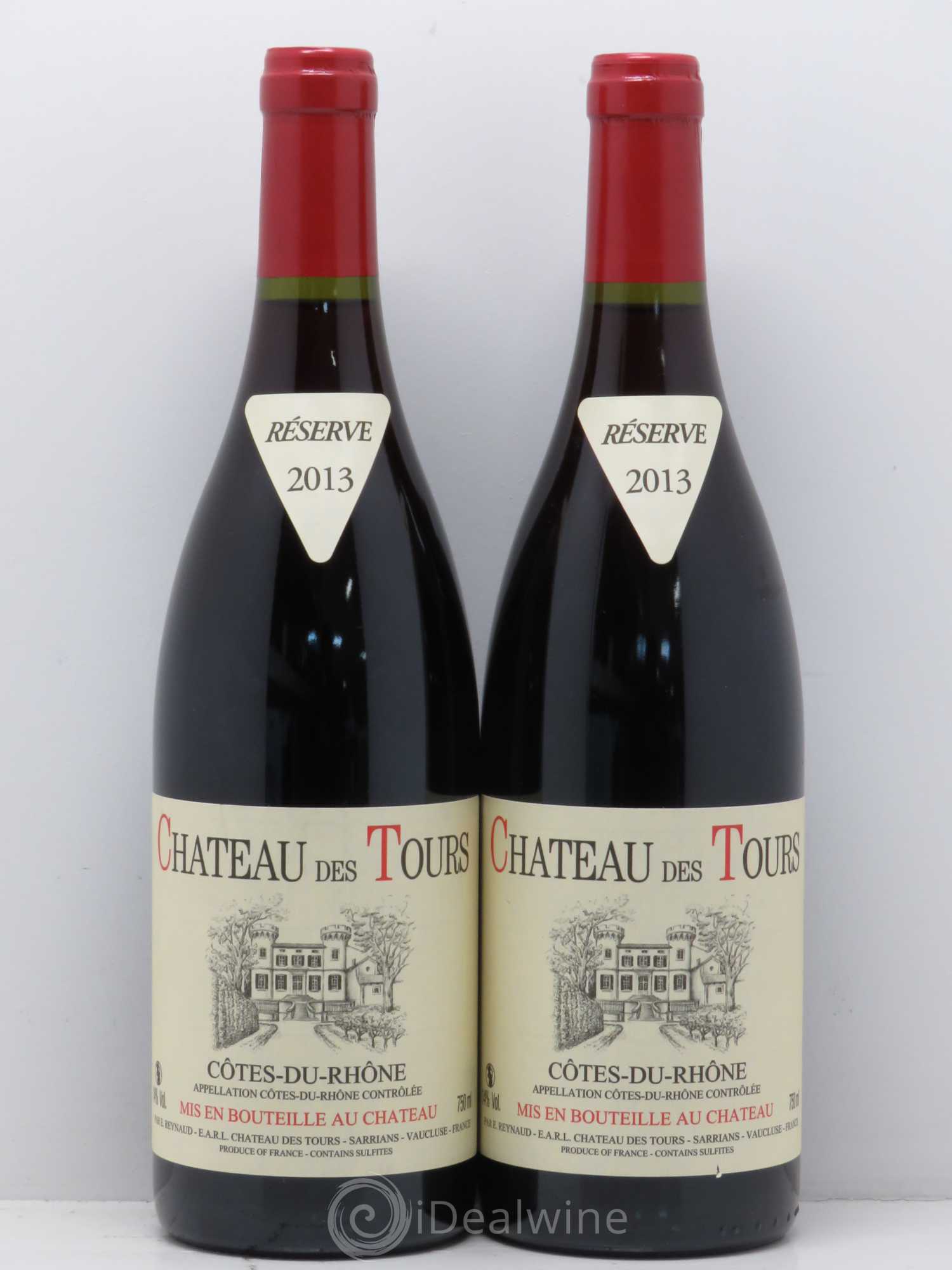 Côtes-du-Rhône Château des Tours Emmanuel Reynaud 2013 - Lot de 2 bouteilles - 0