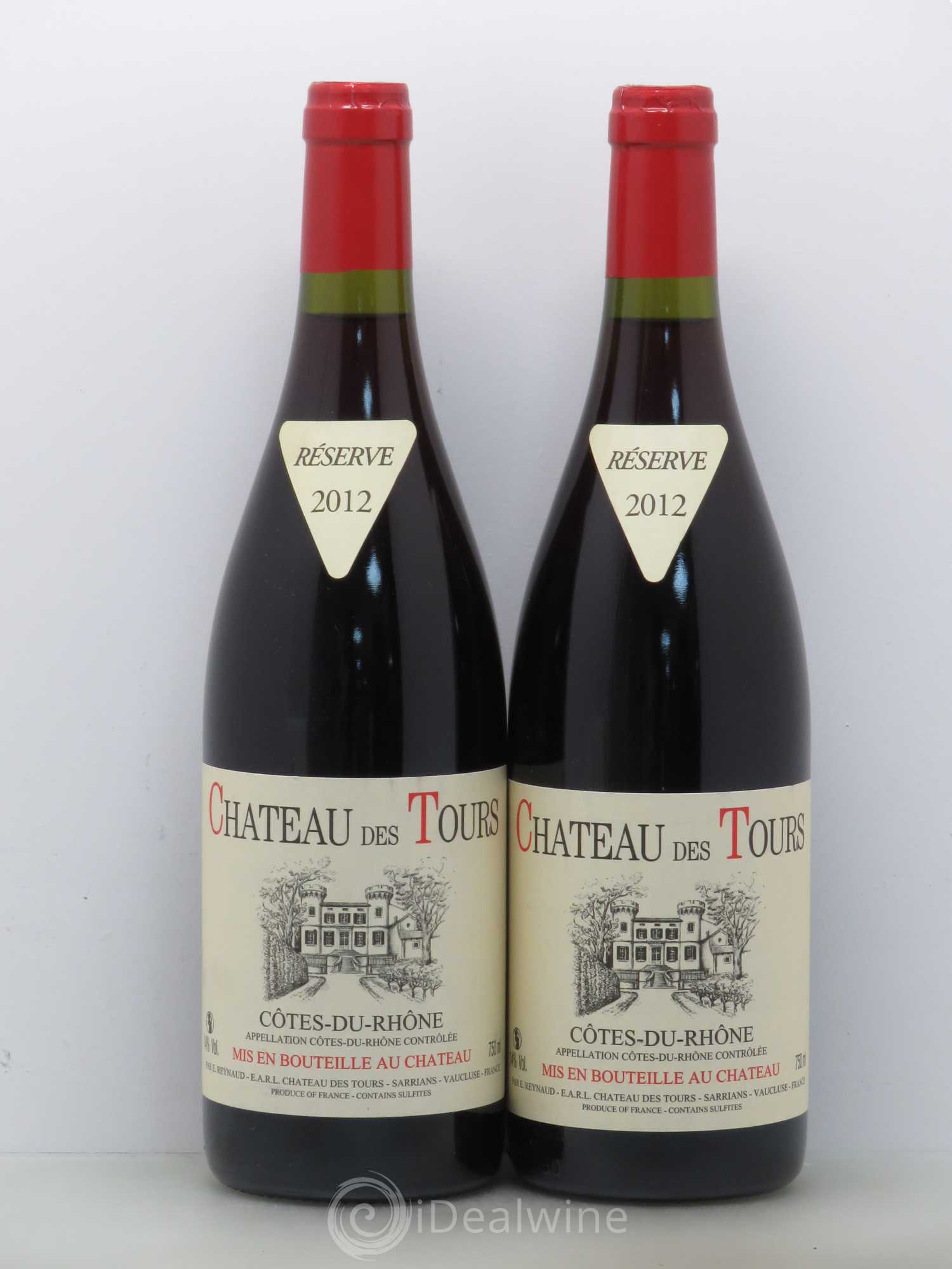 Côtes-du-Rhône Château des Tours Emmanuel Reynaud 2012 - Lot de 5 bouteilles - 2