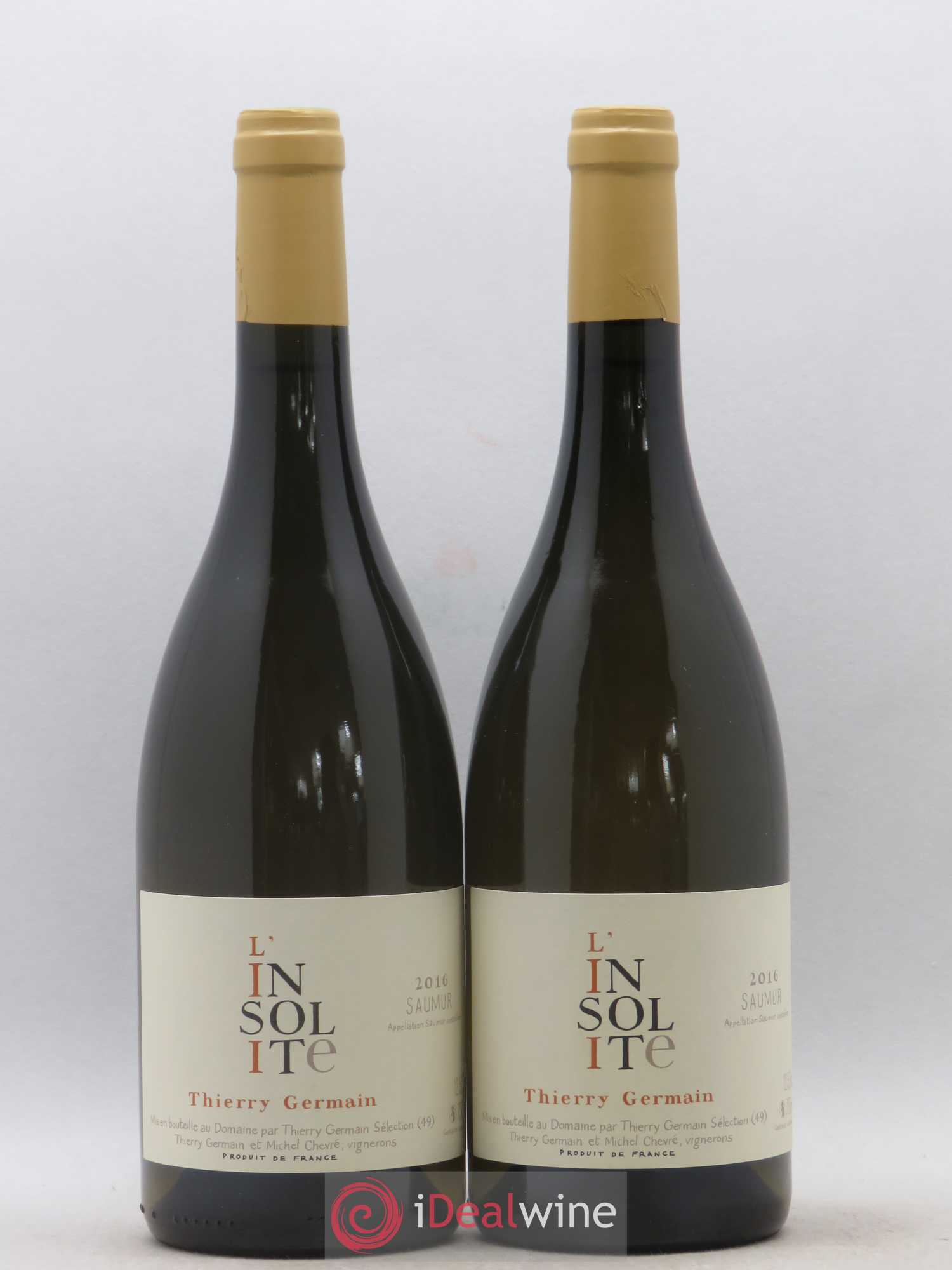 Saumur Insolite Domaine des Roches Neuves - Thierry Germain 2016 - Lot de 2 bouteilles - 0