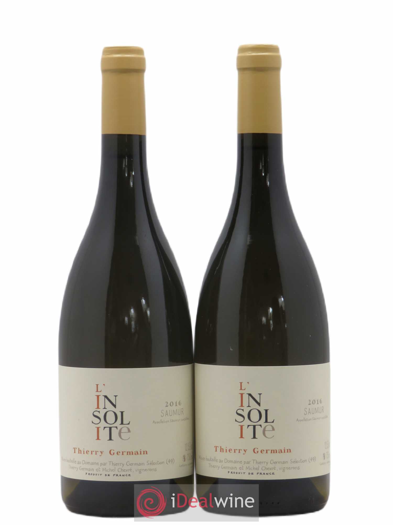 Saumur Insolite Domaine des Roches Neuves - Thierry Germain 2016 - Posten von 2 Flaschen - 0