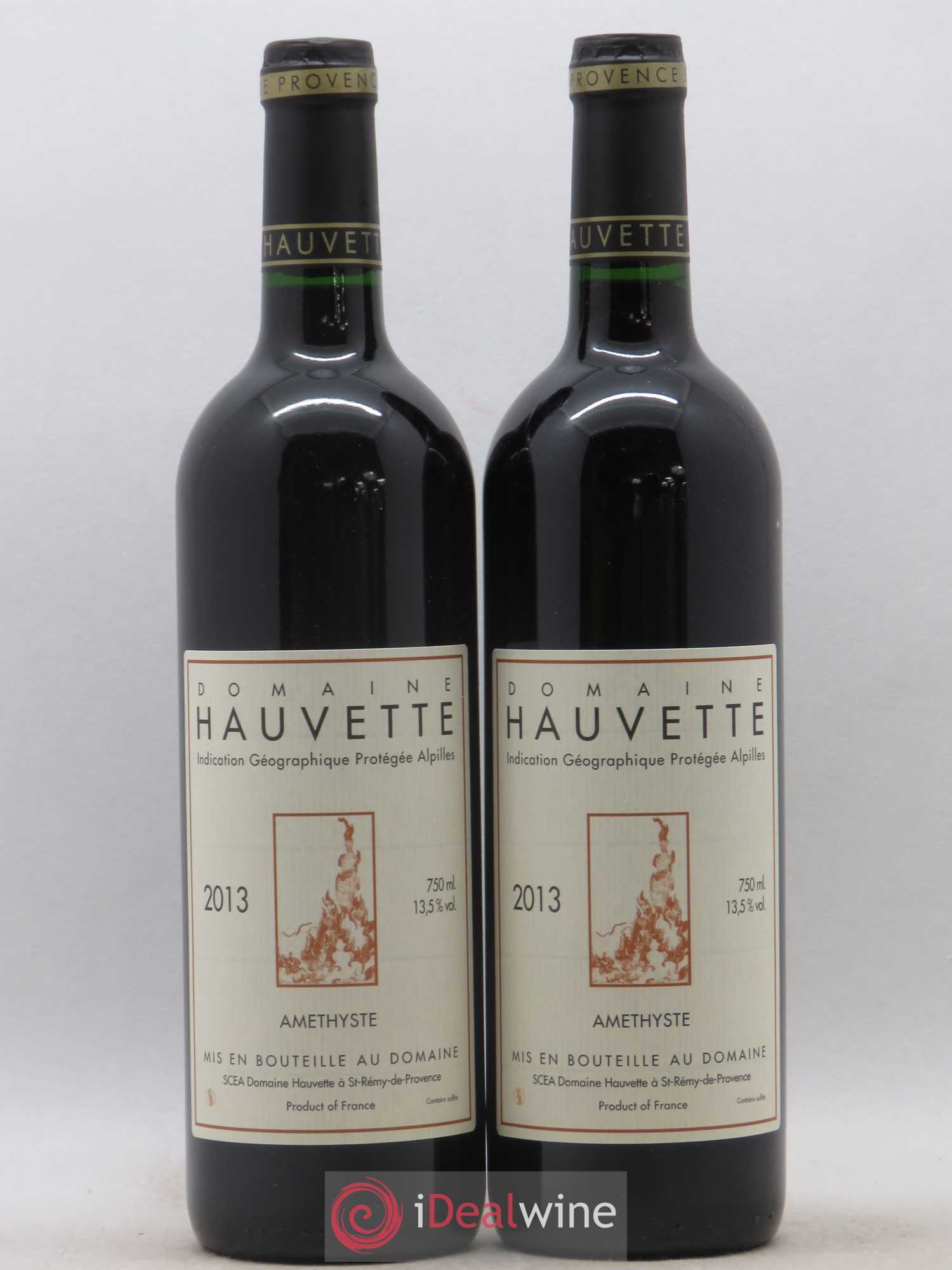 Alpilles Améthyste Hauvette (Domaine) 2013 - Lot de 2 bouteilles - 0