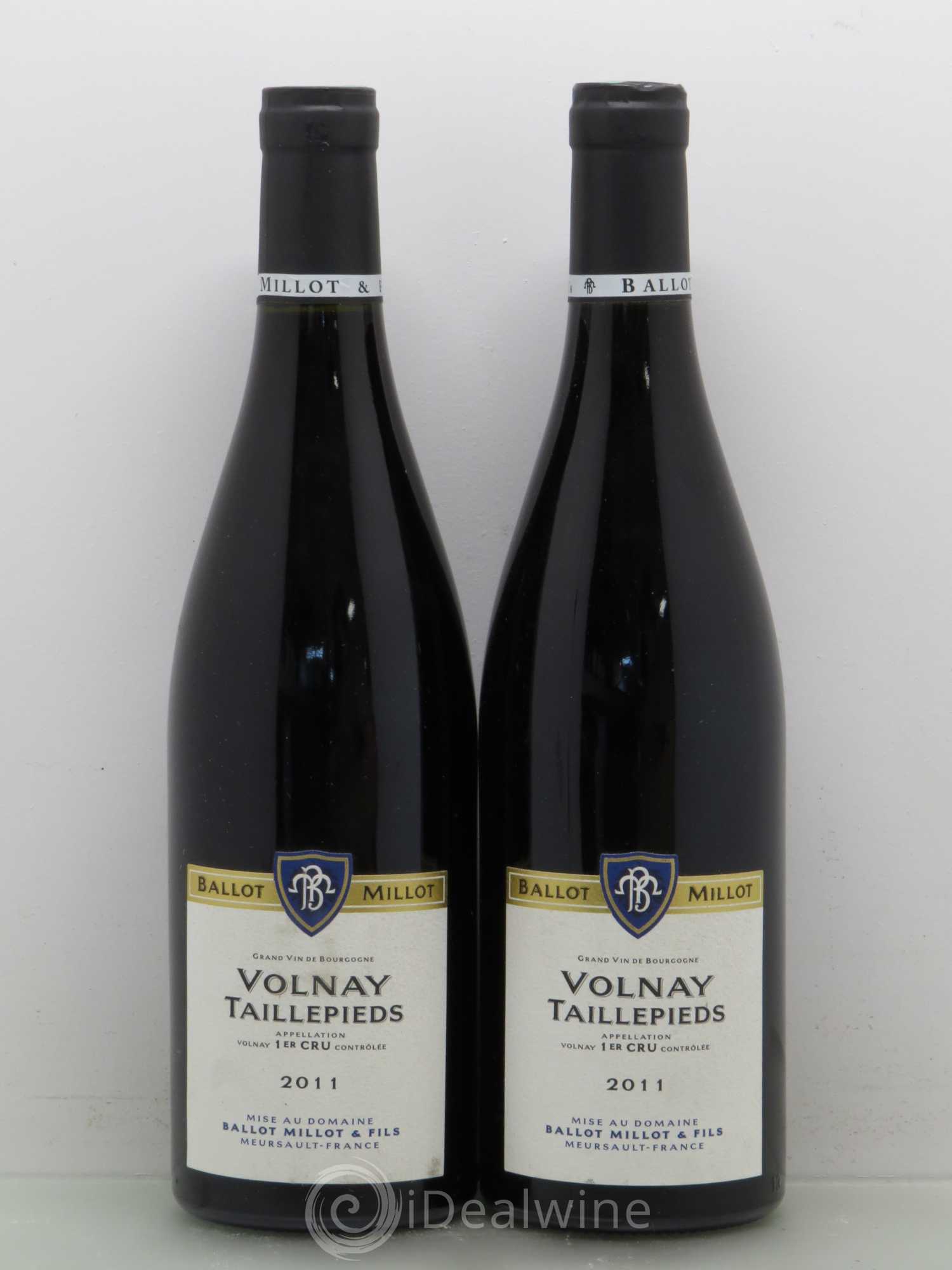 Volnay 1er Cru Taillepieds Ballot Millot 2011 - Posten von 2 Flaschen - 0