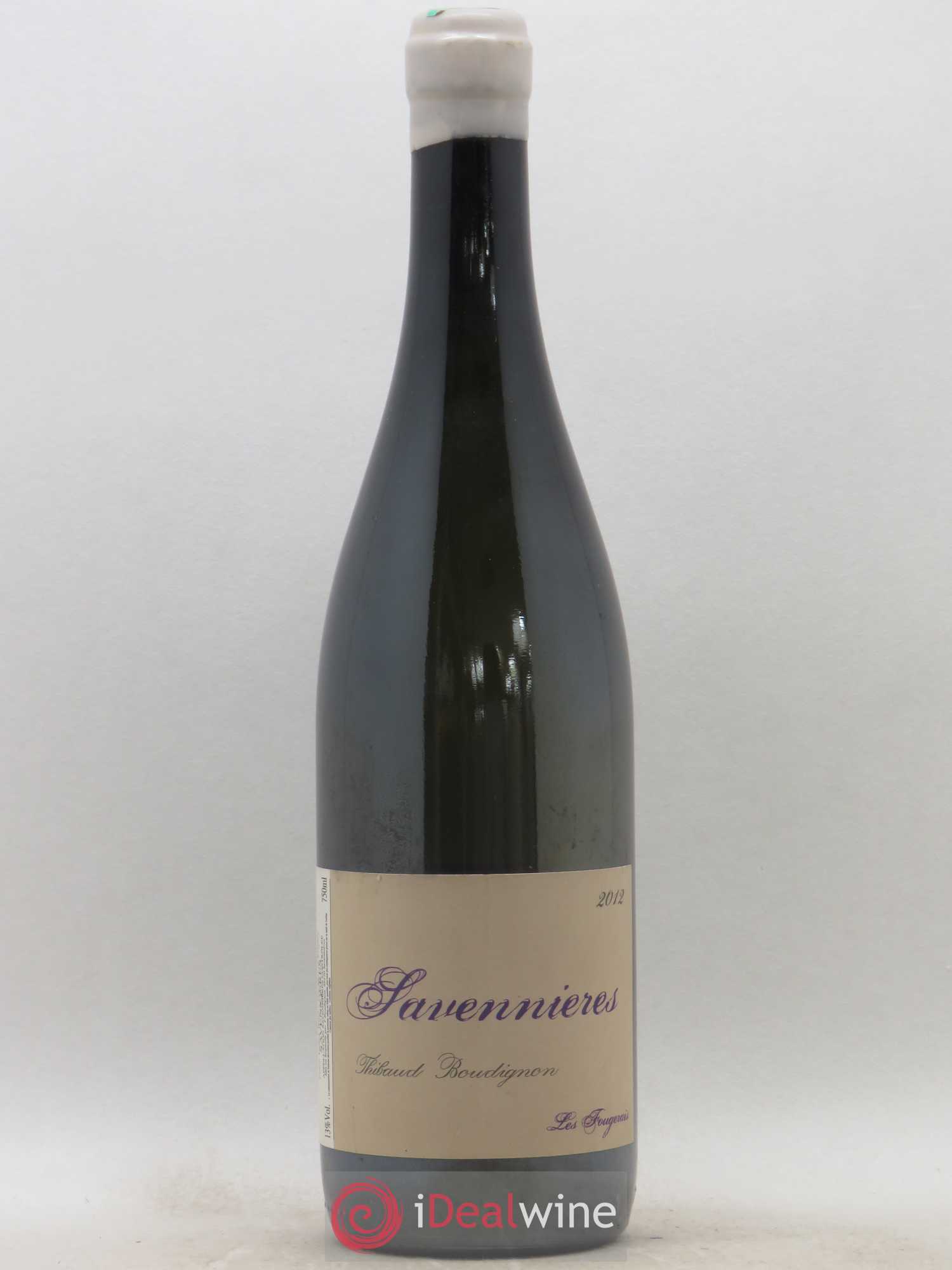 Savennières Les Fougeraies Thibaud Boudignon 2012 - Lot de 1 bouteille - 0
