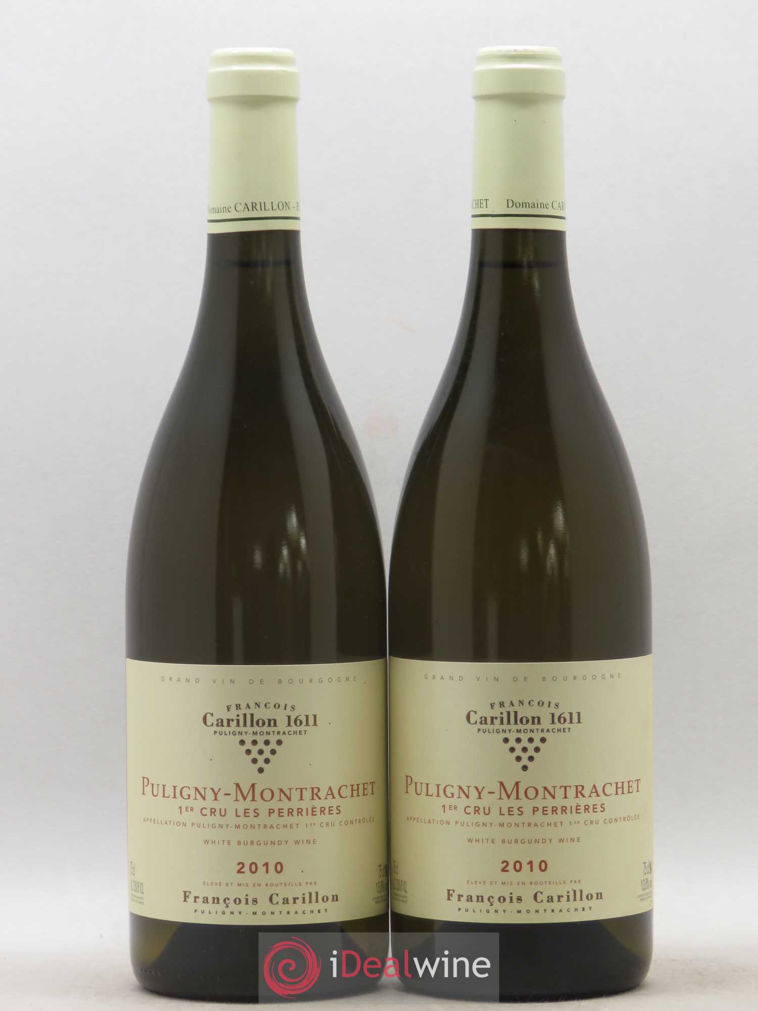 Puligny-Montrachet 1er Cru Les Perrières François Carillon 2010 - Lot de 2 bouteilles - 0