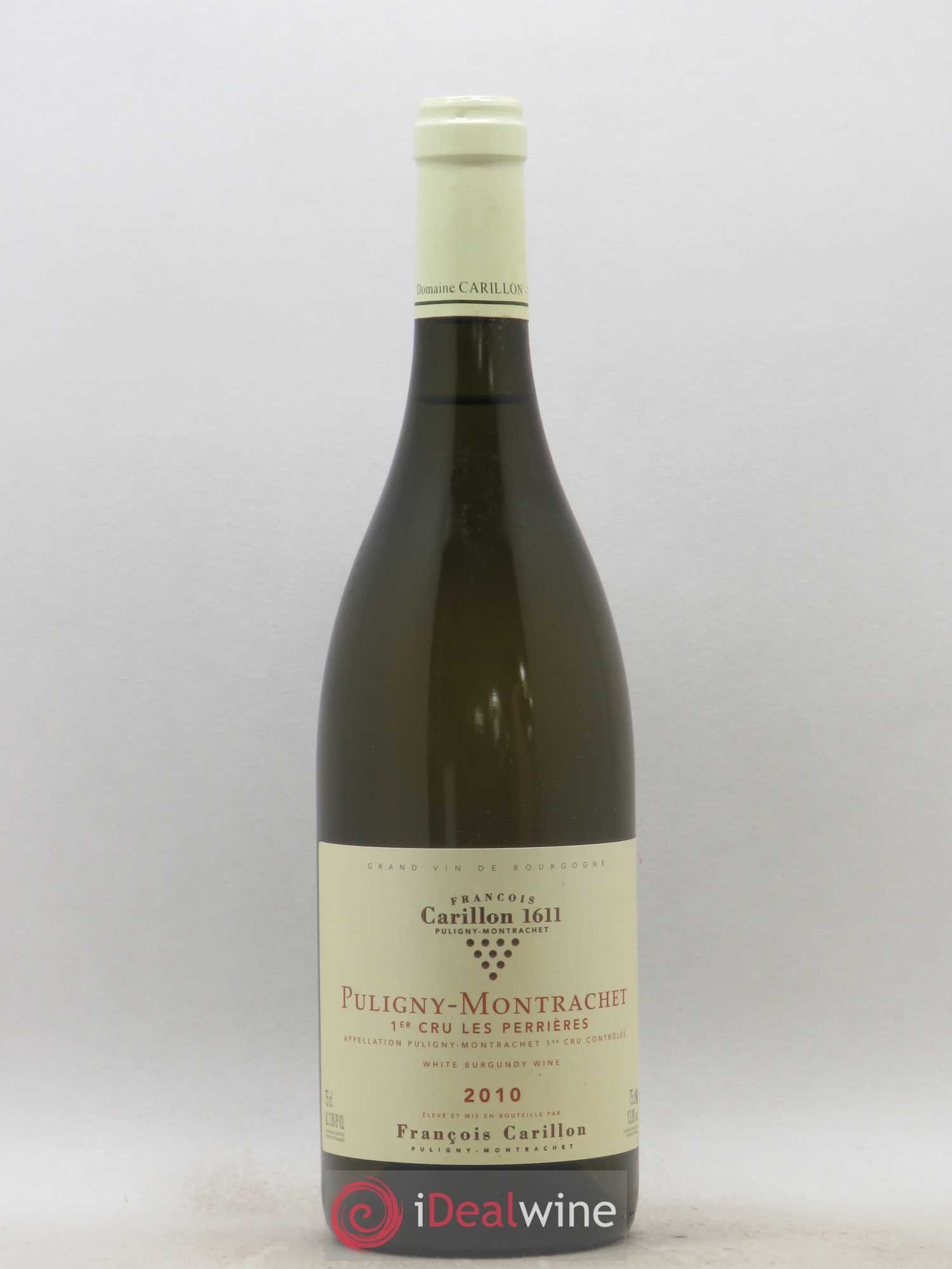 Puligny-Montrachet 1er Cru Les Perrières François Carillon 2010 - Lot de 1 bouteille - 0