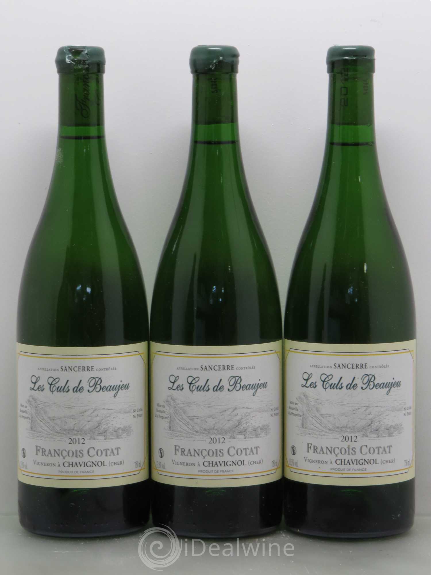 Sancerre Les Culs de Beaujeu François Cotat 2012 - Lot de 12 bouteilles - 1