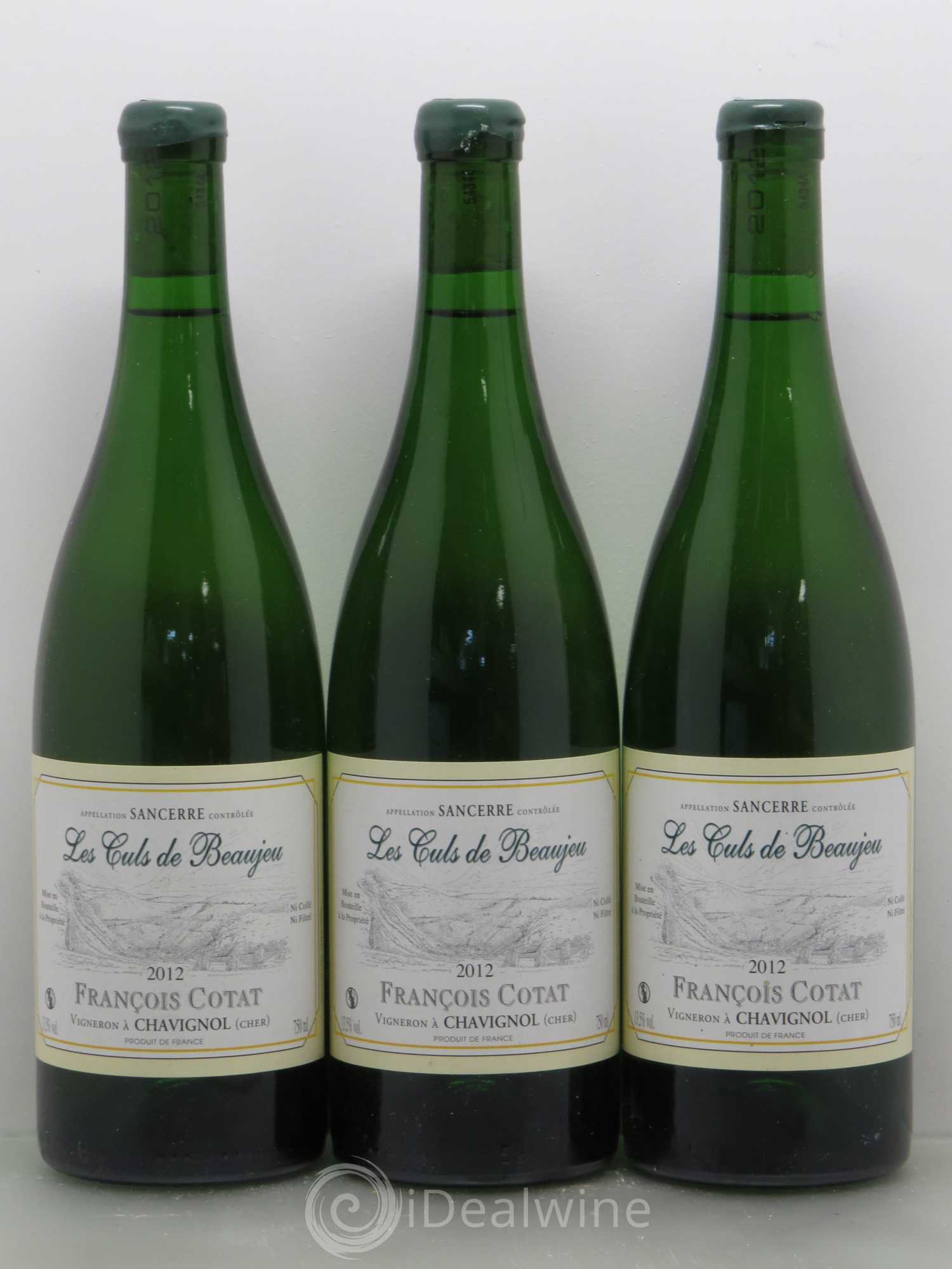 Sancerre Les Culs de Beaujeu François Cotat 2012 - Lot de 12 bouteilles - 2