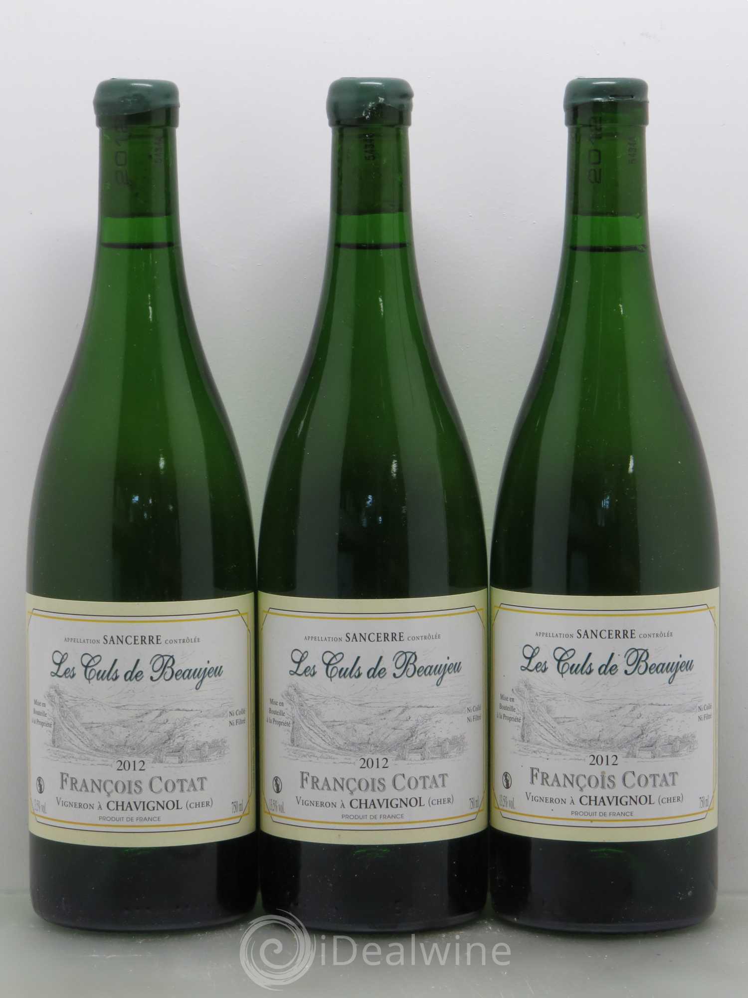 Sancerre Les Culs de Beaujeu François Cotat 2012 - Lot de 12 bouteilles - 3