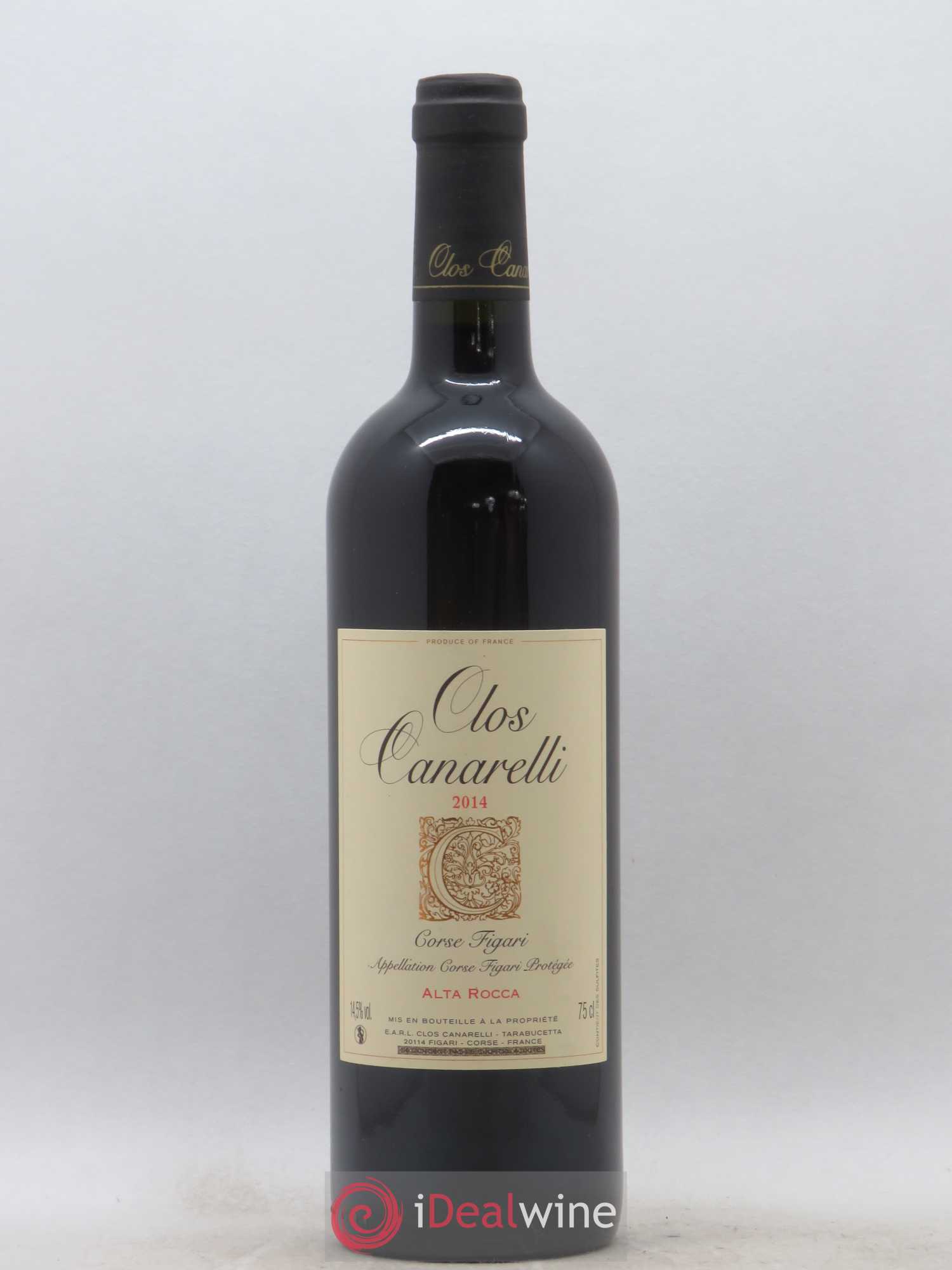 Vin de France Alta Rocca Clos Canarelli 2014 - Lot de 1 bouteille - 0