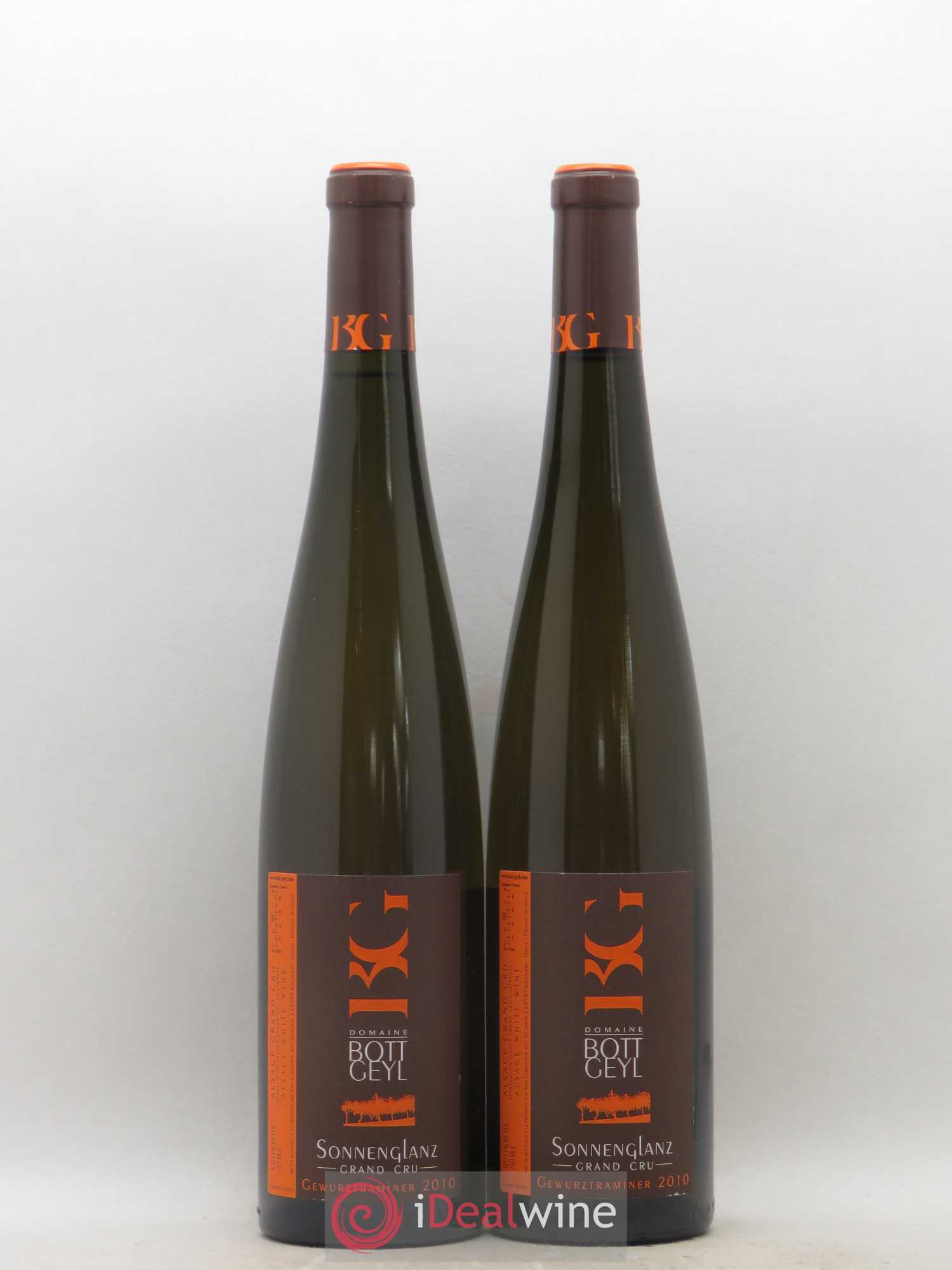 Alsace Gewurztraminer Grand Cru Sonnenglanz Bott-Geyl (Domaine) 2010 - Lot de 2 bouteilles - 0