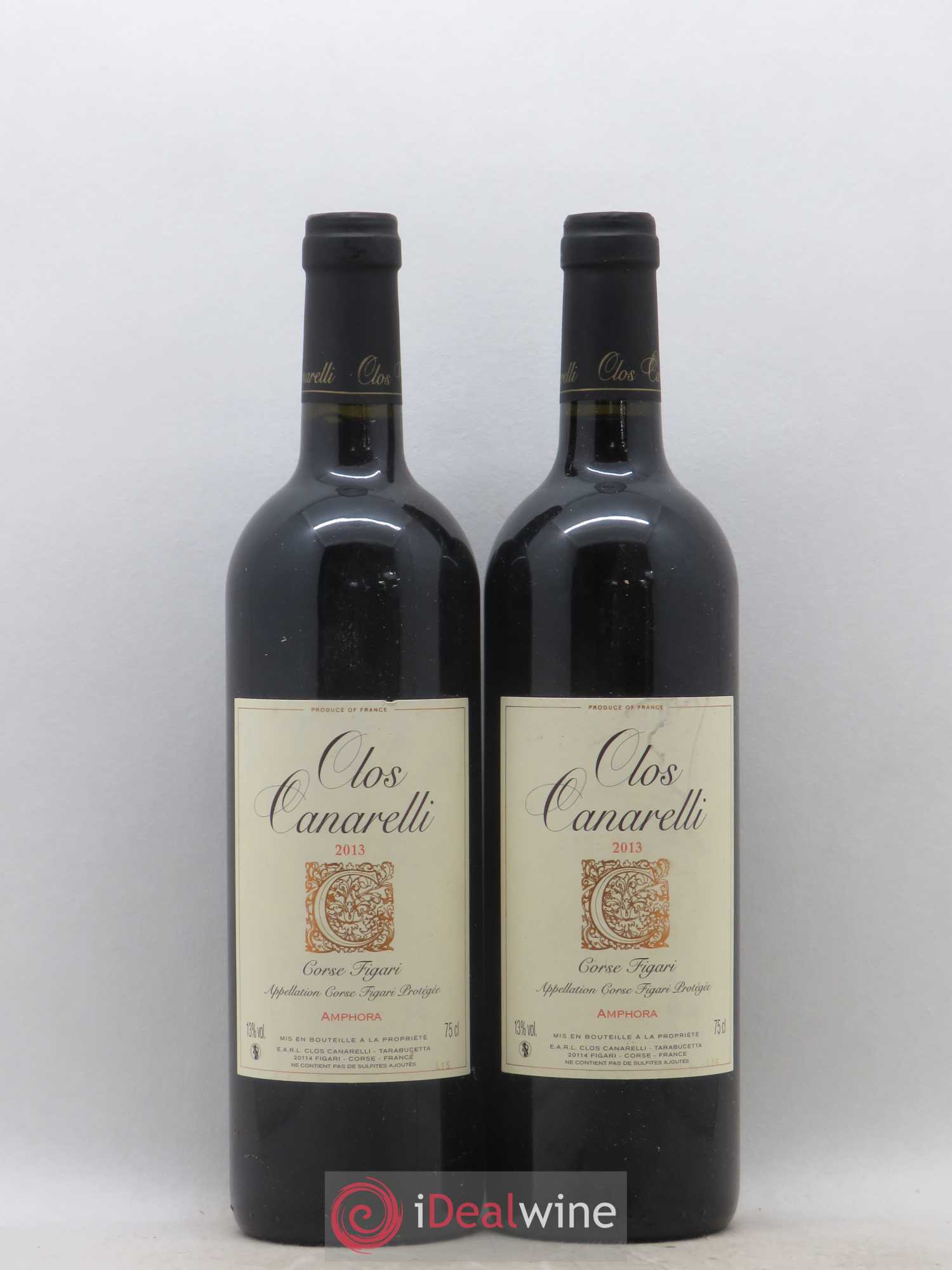 Figari Amphora Clos Canarelli 2013 - Lot de 2 bouteilles - 0