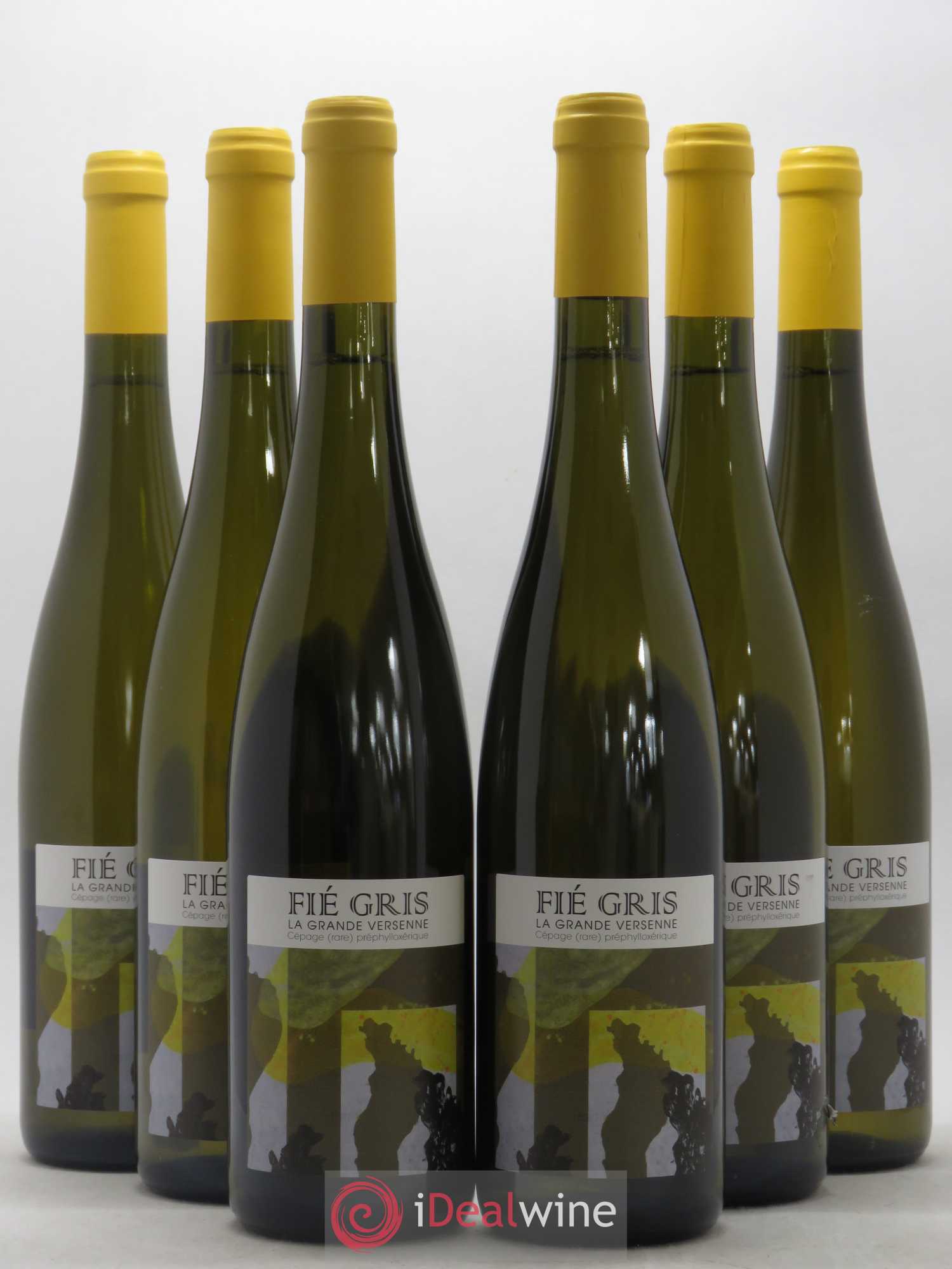 Val de Loire Fié gris La Grande Versenne cepage préhylloxérique Eric Chevalier 2017 - Posten von 6 Flaschen - 0