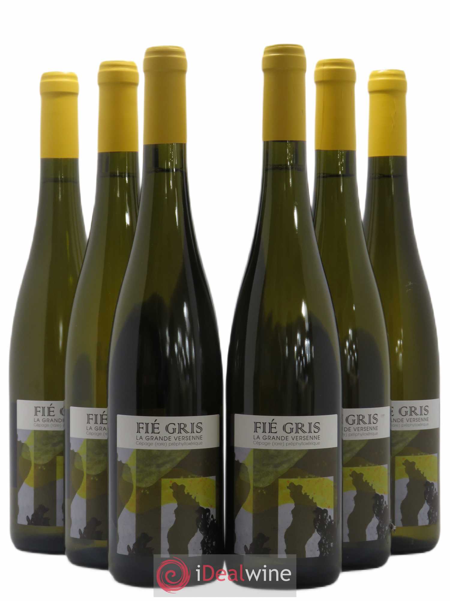 Val de Loire Fié gris La Grande Versenne cepage préhylloxérique Eric Chevalier 2017 - Posten von 6 Flaschen - 0