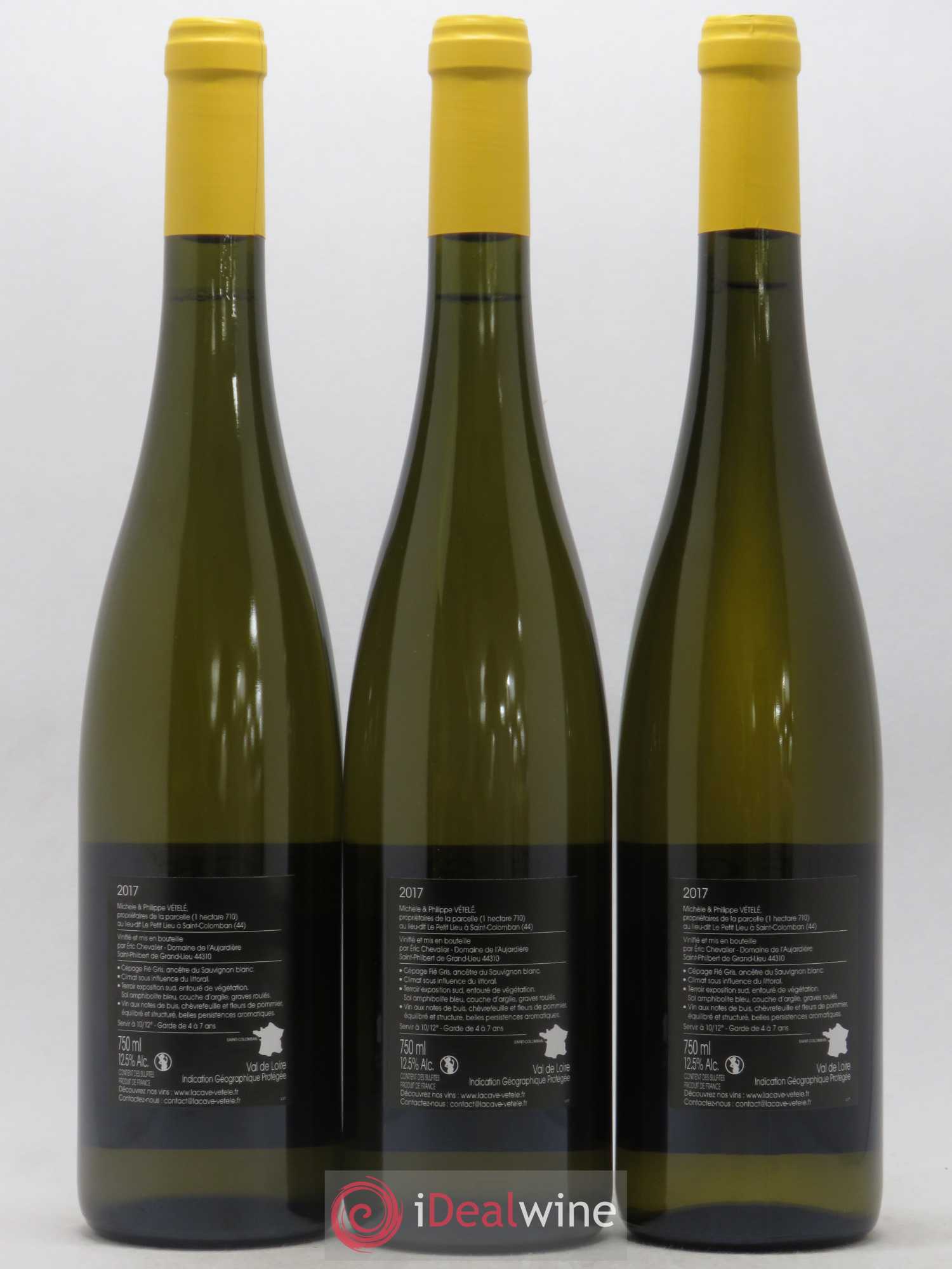 Val de Loire Fié gris La Grande Versenne cepage préhylloxérique Eric Chevalier 2017 - Posten von 6 Flaschen - 2