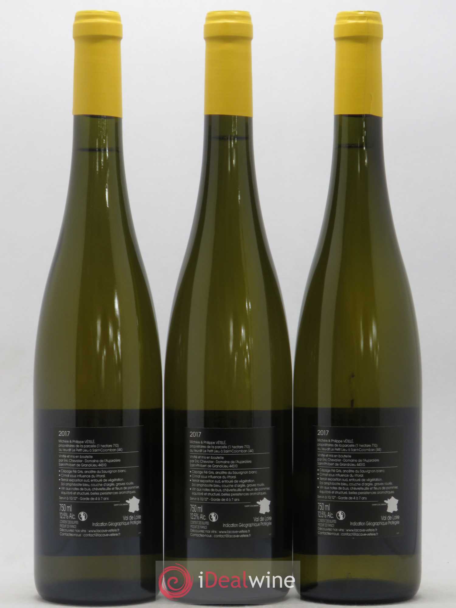 Val de Loire Fié gris La Grande Versenne cepage préhylloxérique Eric Chevalier 2017 - Posten von 3 Flaschen - 1